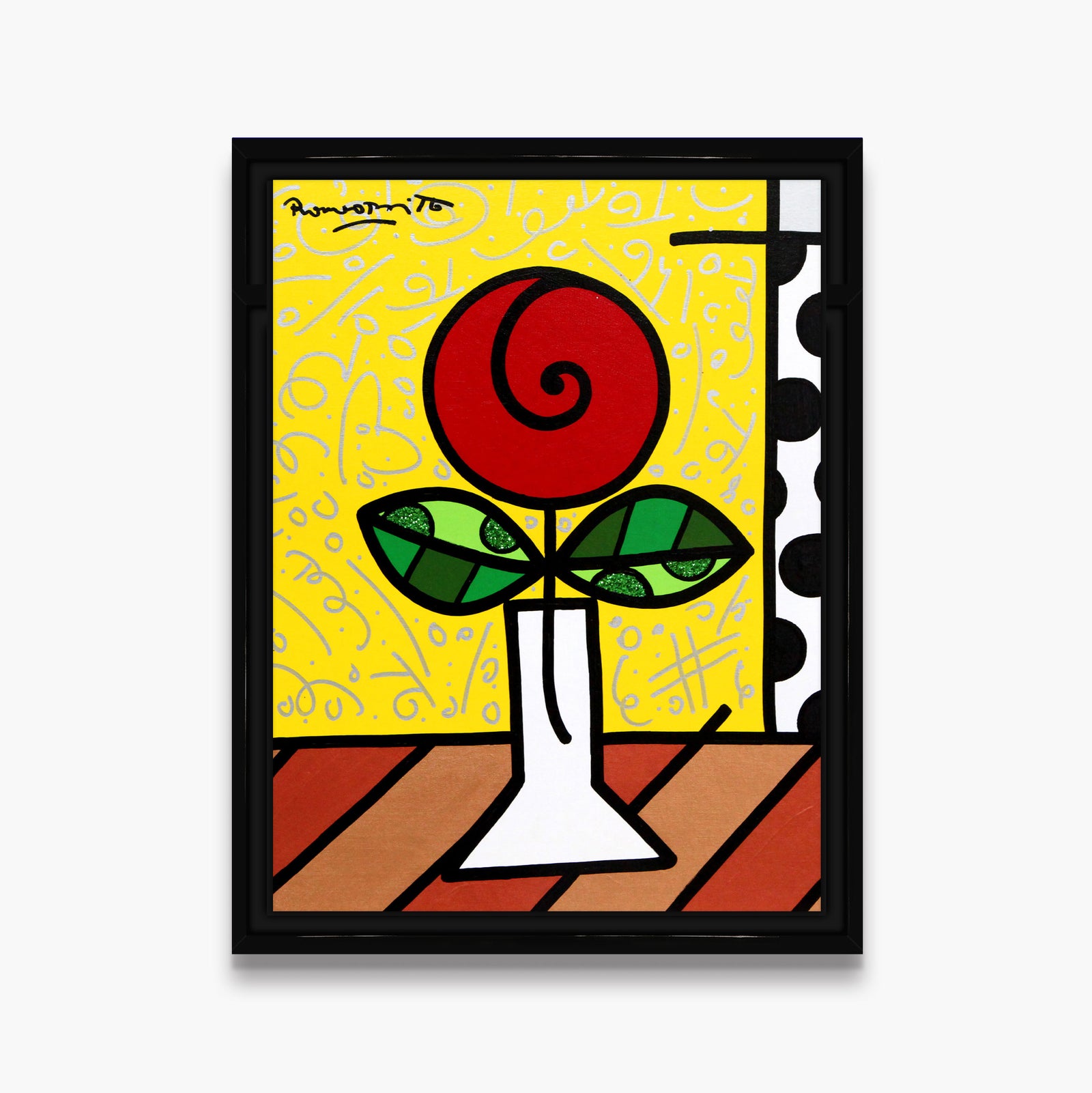 Red Flower - Original Painting