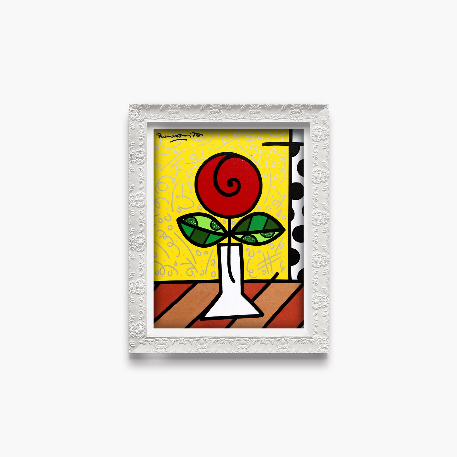 Red Flower - Original Painting