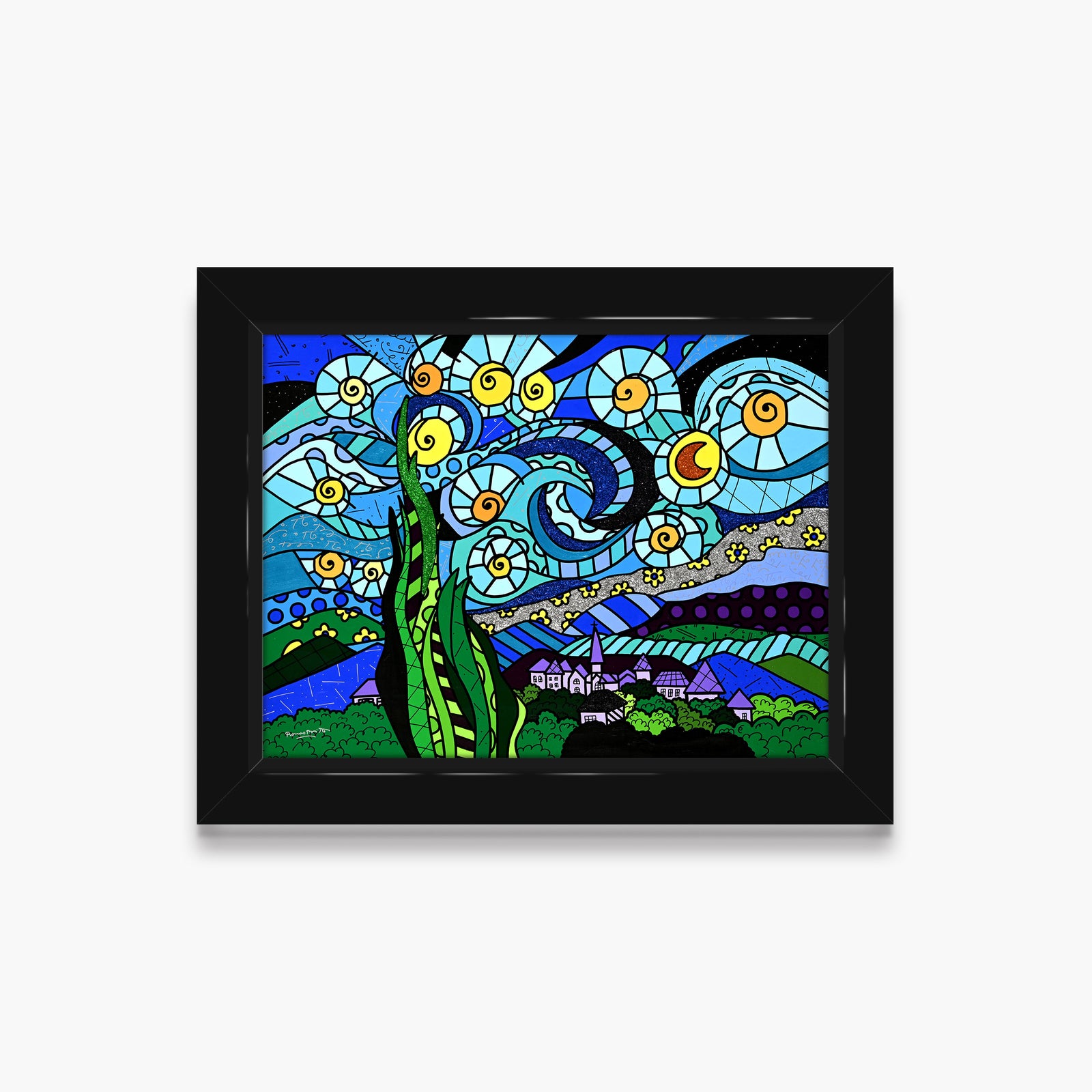 Sunrise Over Starry Skies - Original Painting