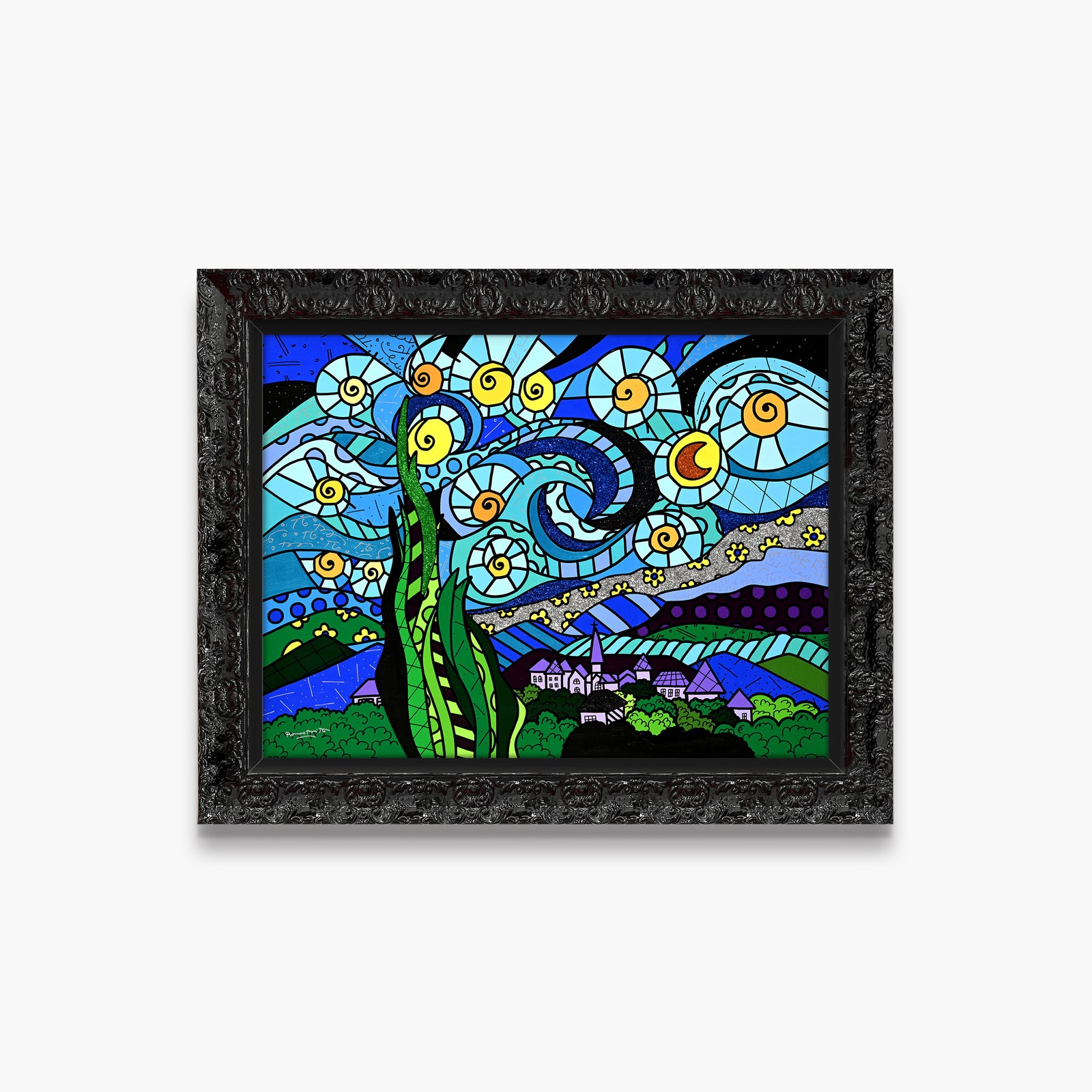 Sunrise Over Starry Skies - Original Painting