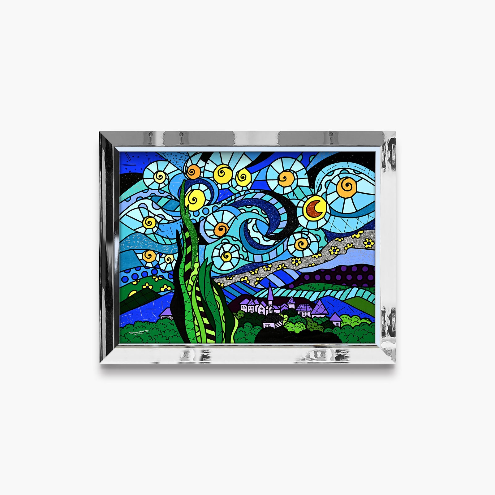 Sunrise Over Starry Skies - Original Painting