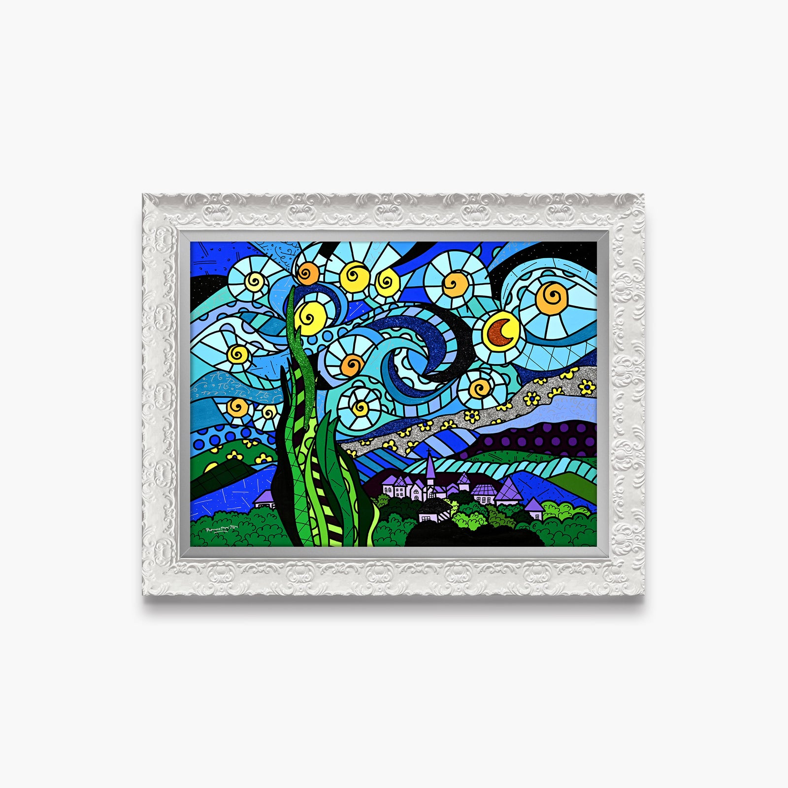 Sunrise Over Starry Skies - Original Painting