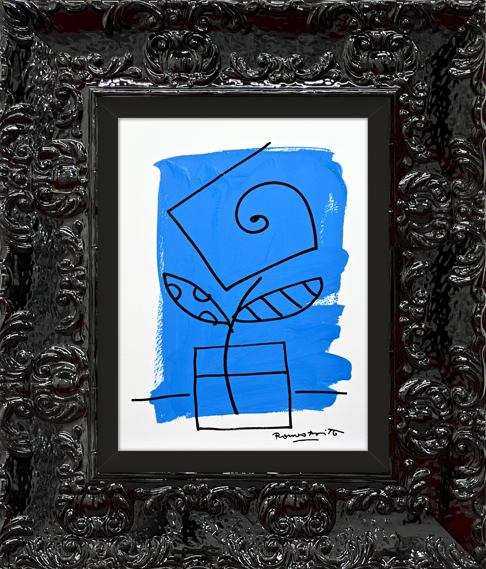 two color collection original drawing colorful decorative collectible gift idea