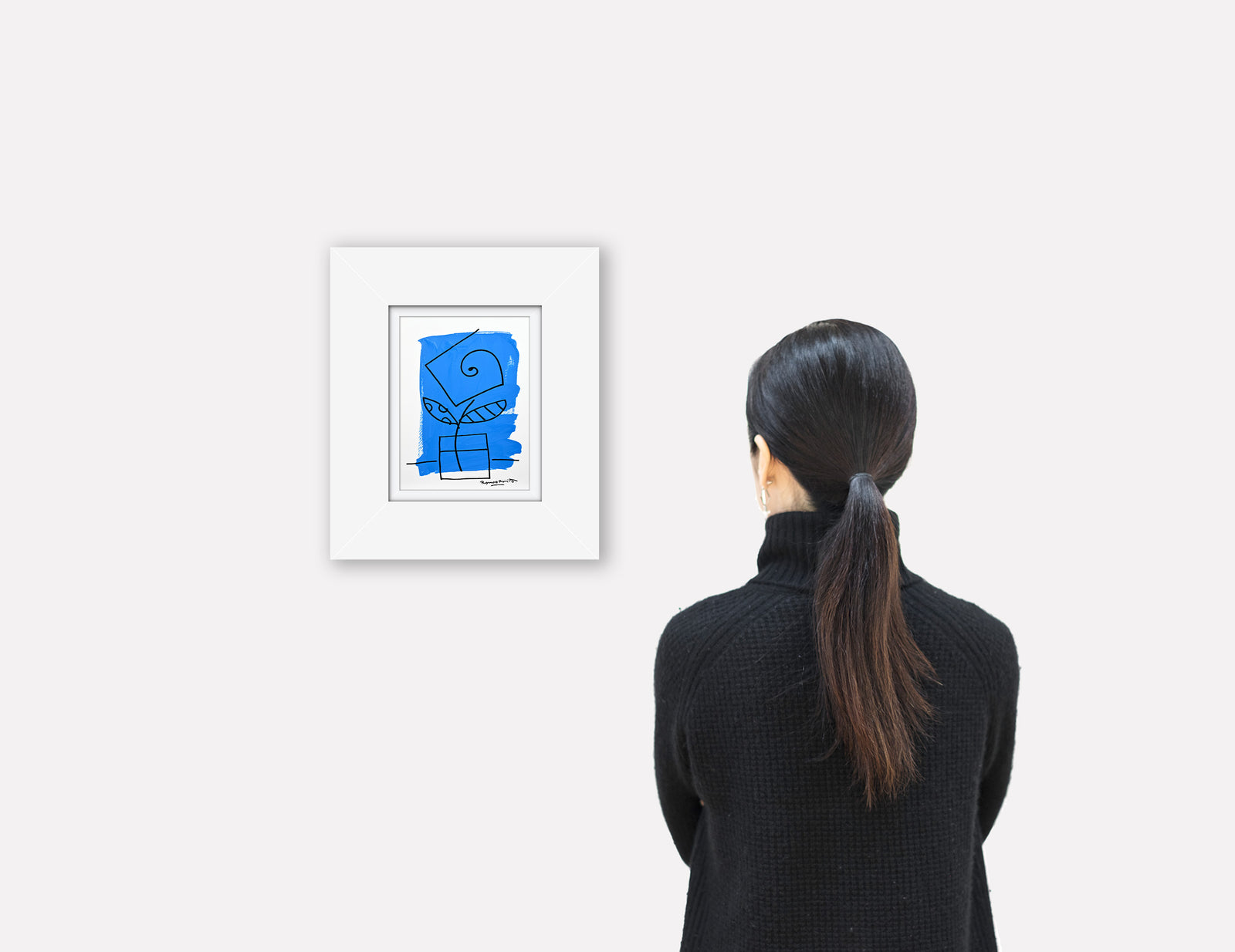 two color collection original drawing artistic colorful design collectible