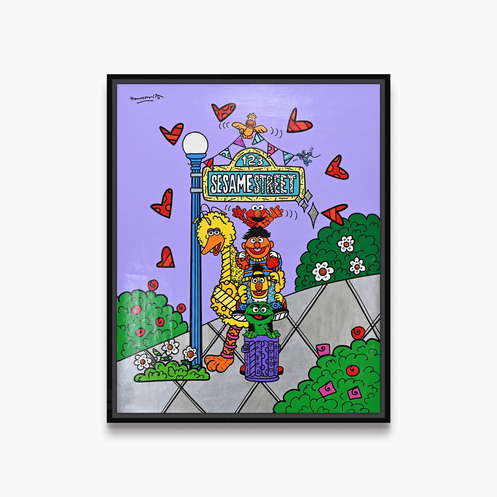 Sesame Street - Sesame Street by Britto - Original Painting