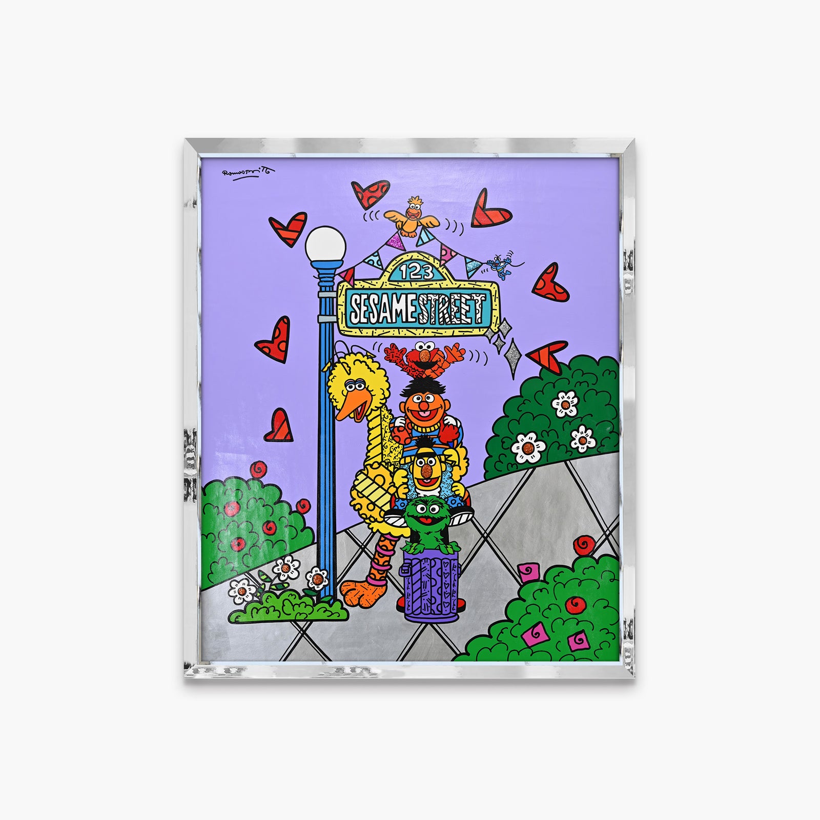 Sesame Street - Sesame Street by Britto - Original Painting