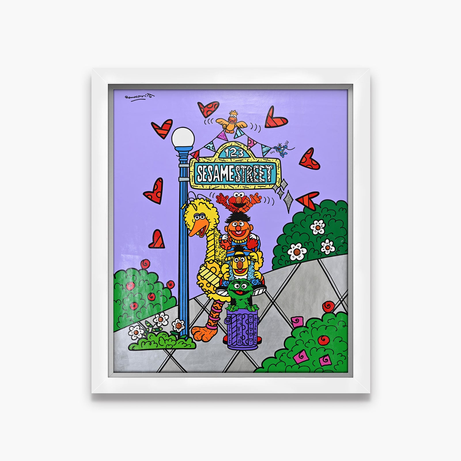 Sesame Street - Sesame Street by Britto - Original Painting