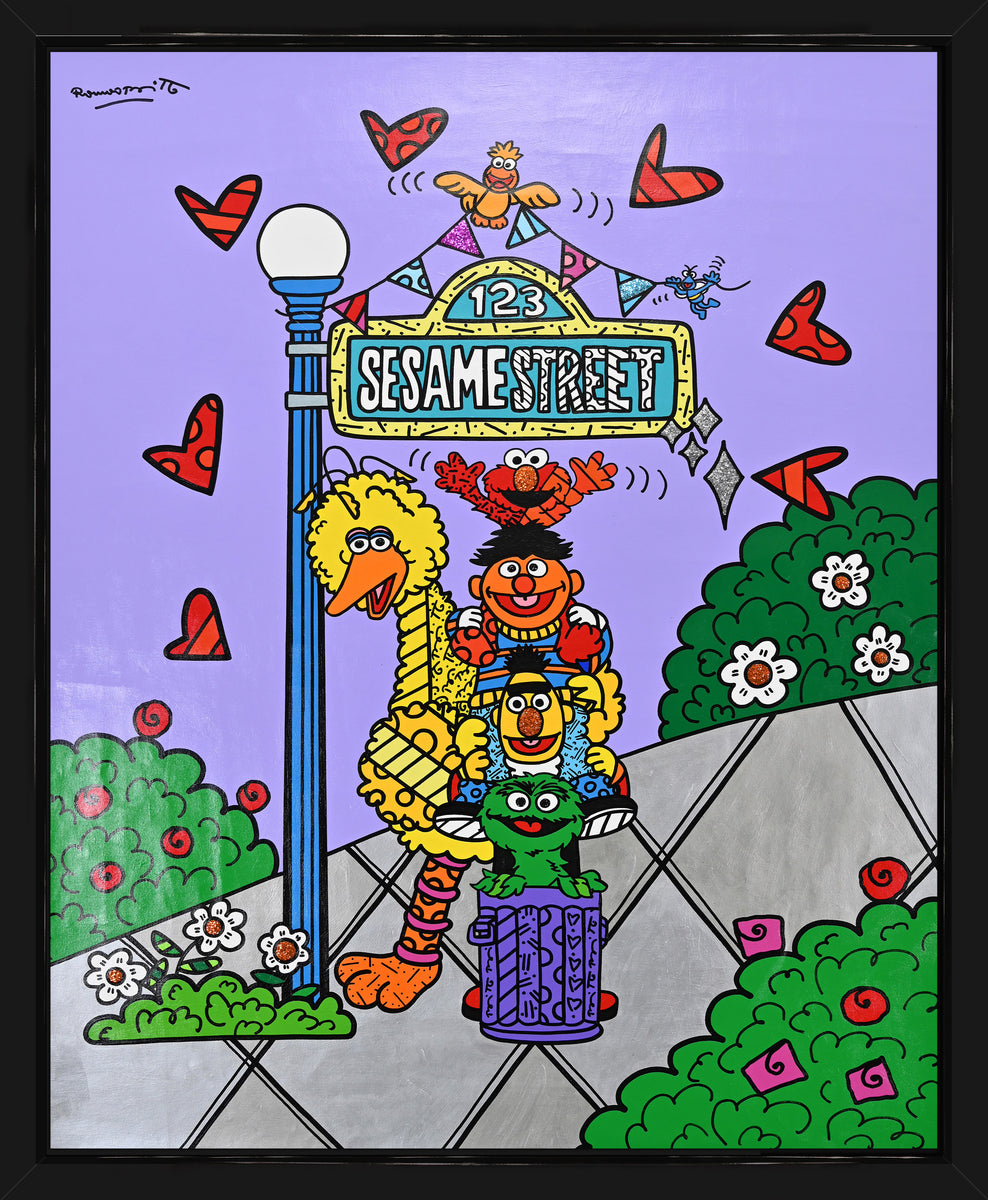 アート　セサミストリート　SESAME STREET SESAME STREET - Original Painting – Shop Britto