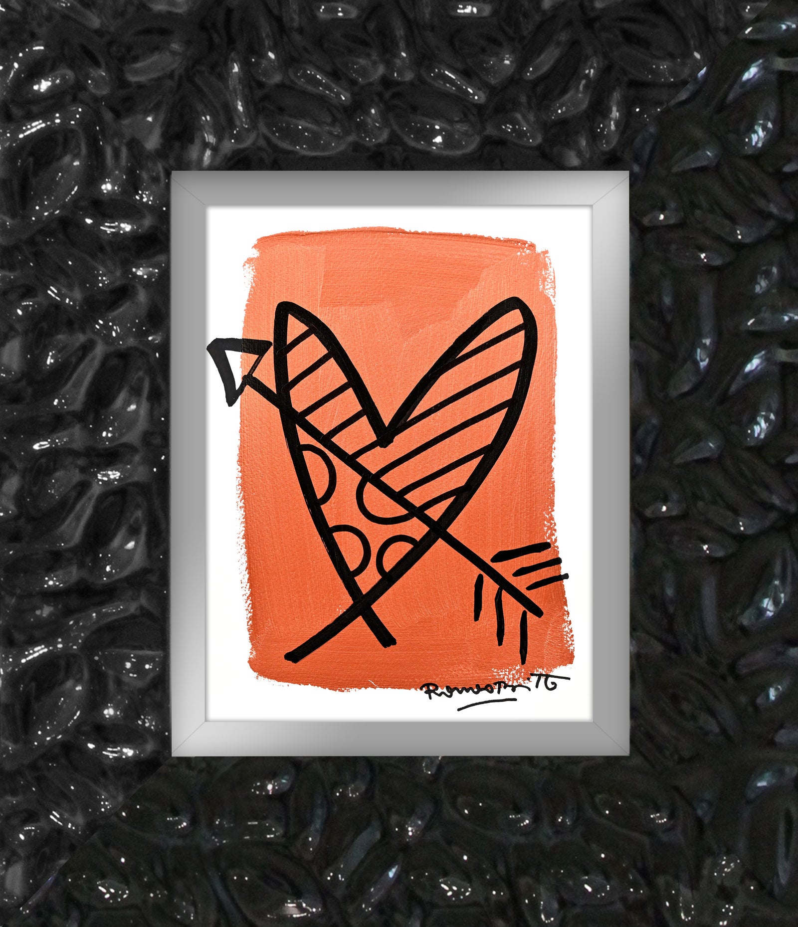two color collection original drawing artistic colorful design collectible