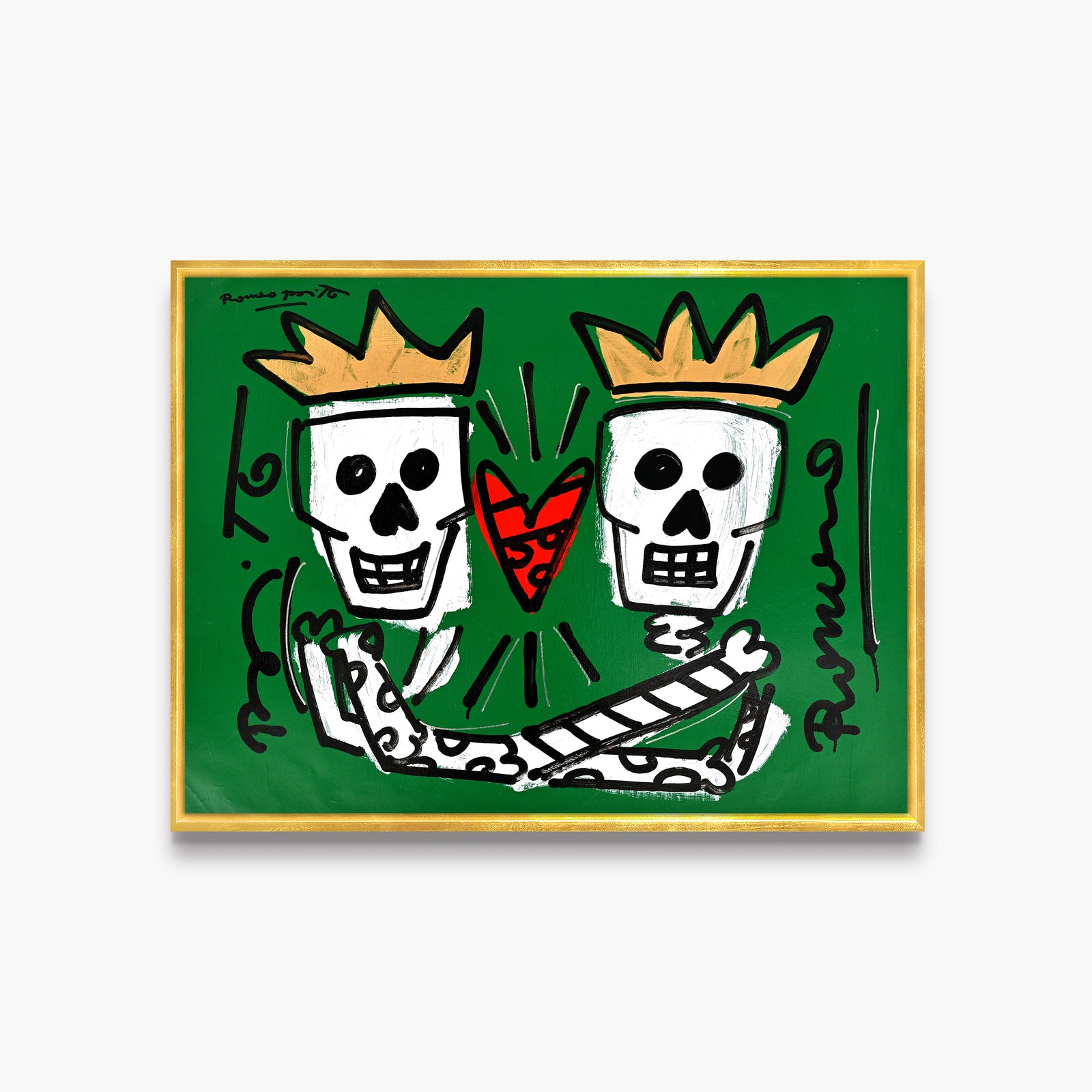 Two Skulls - Original Painting