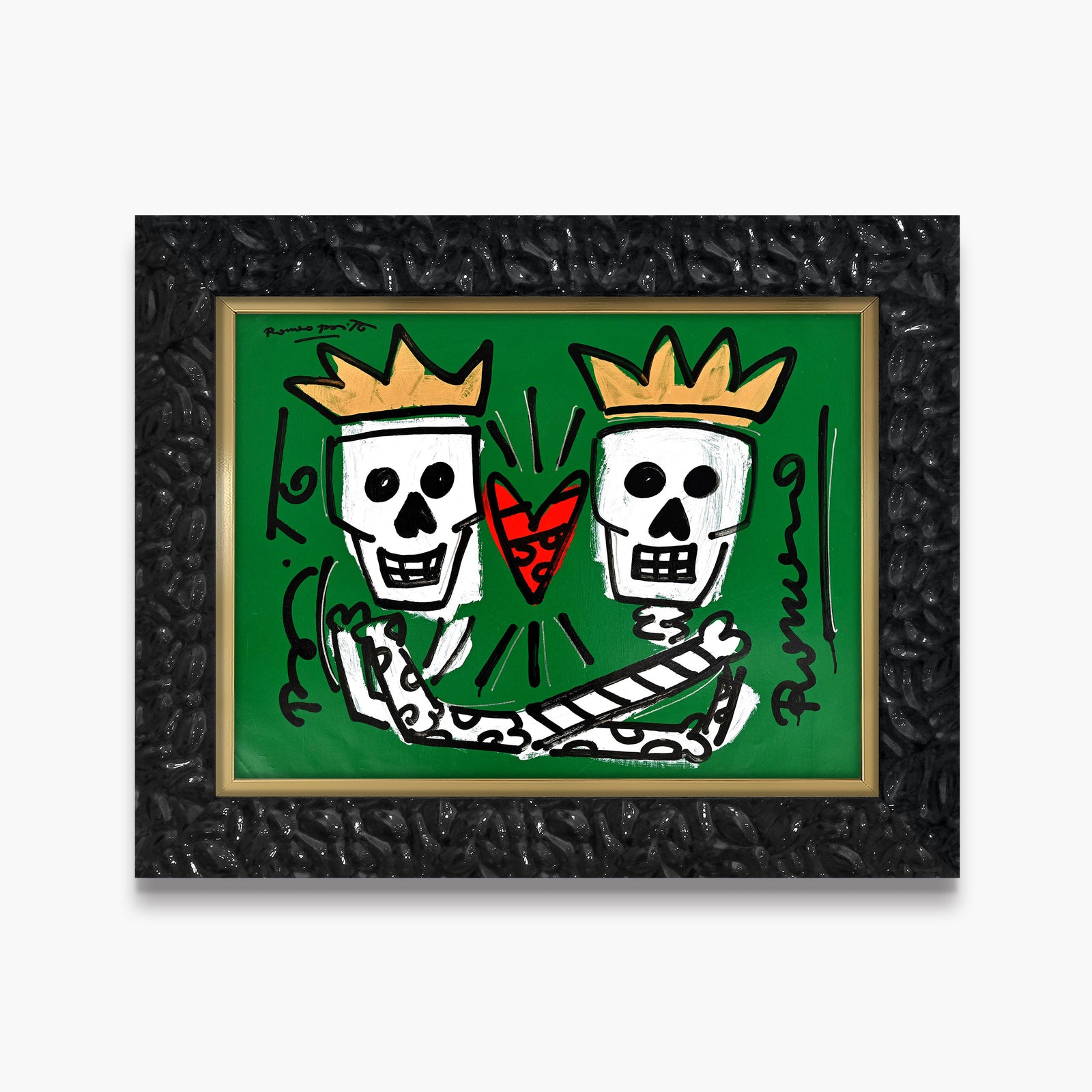 Two Skulls - Original Painting