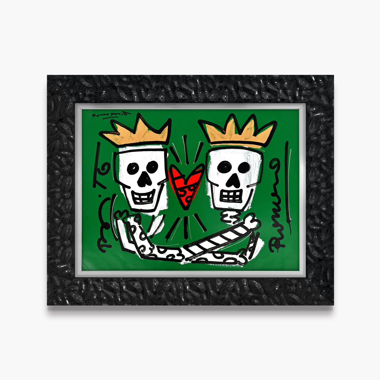 Two Skulls - Original Painting