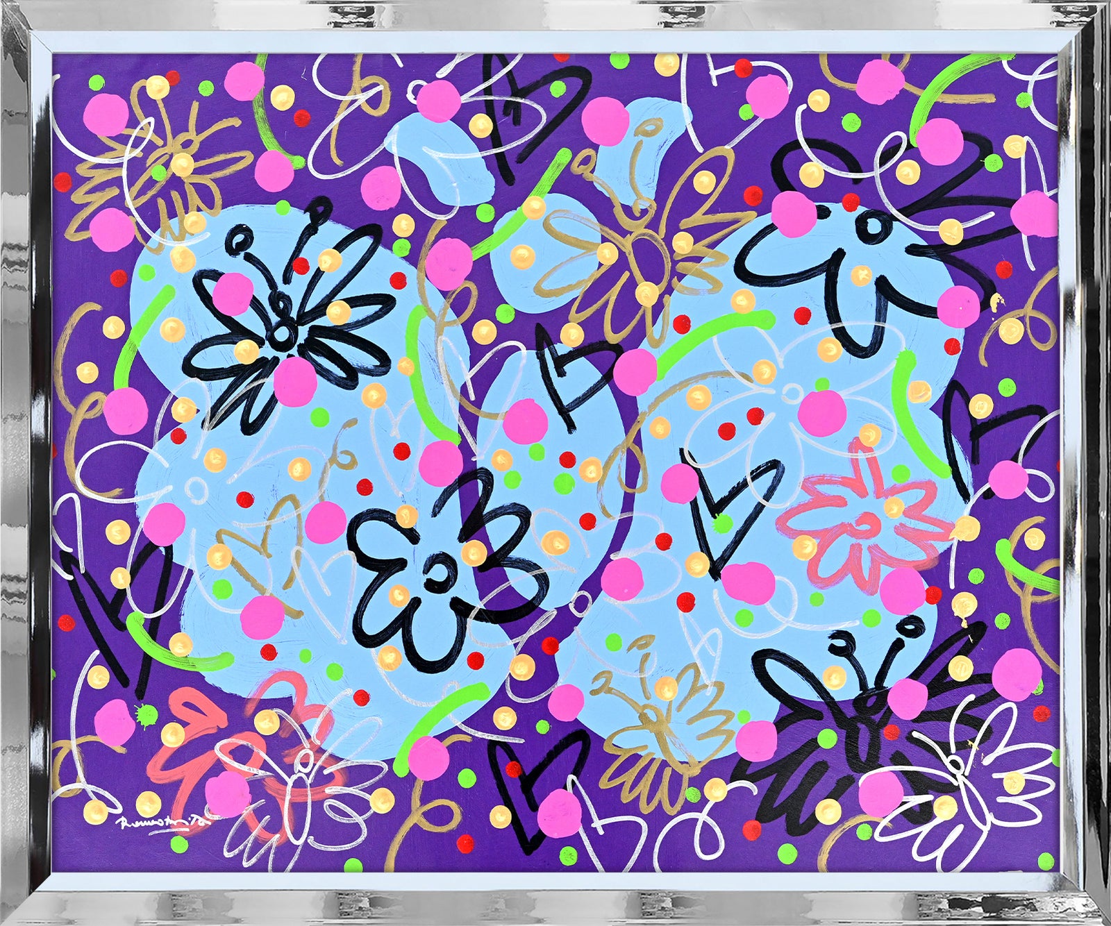 Garden Butterflies - Original Painting