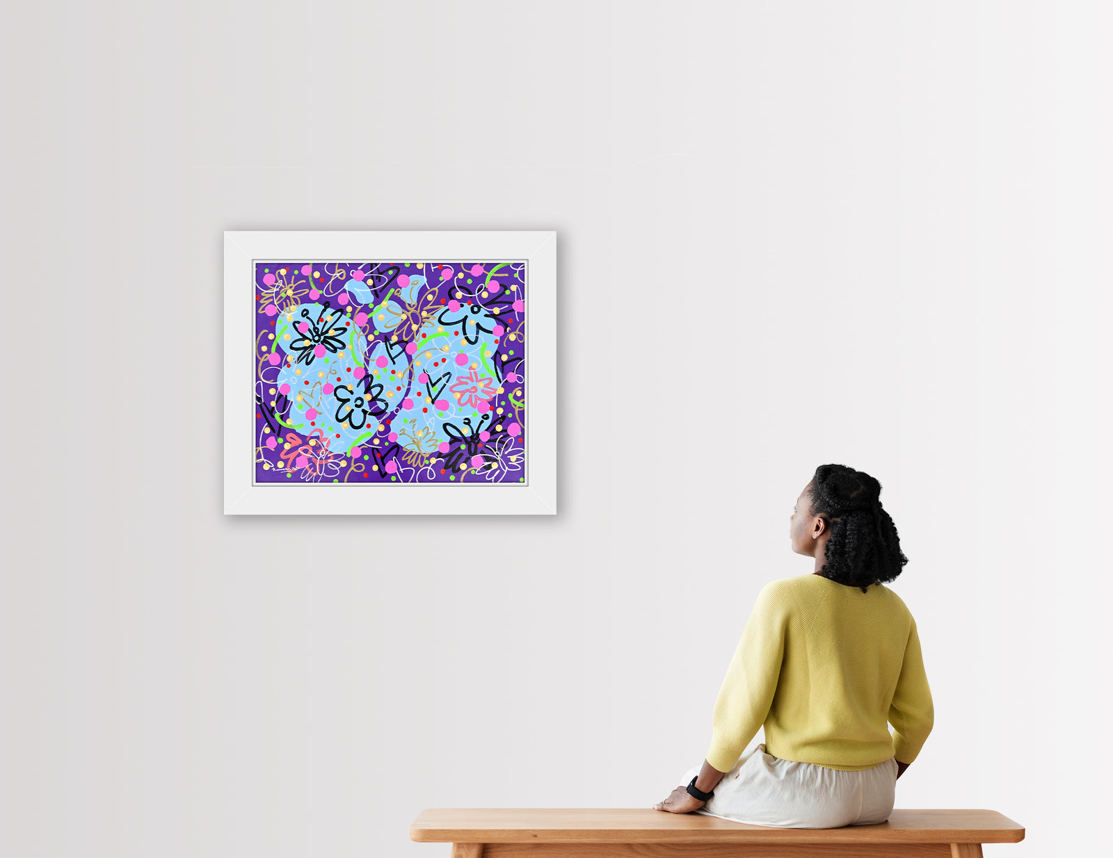 Garden Butterflies - Original Painting