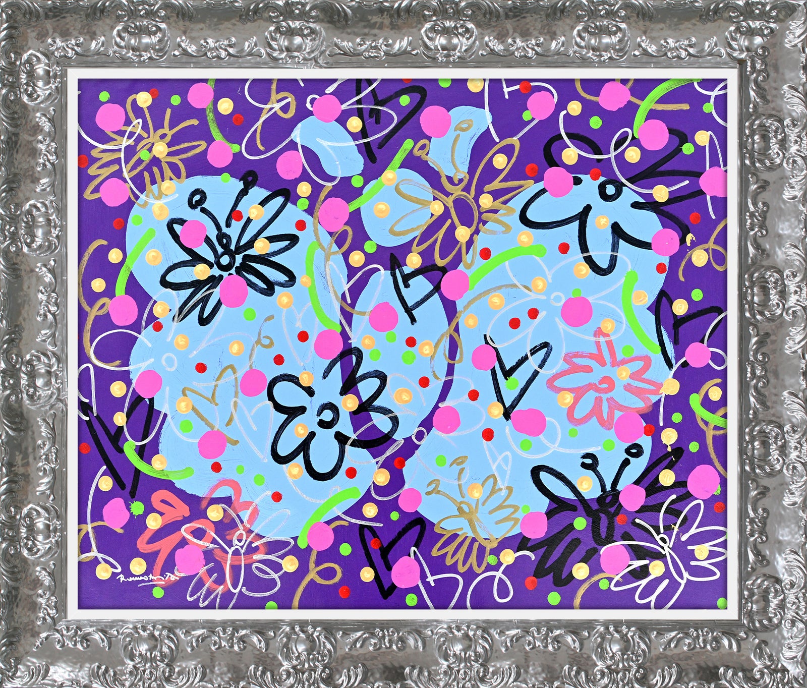 Garden Butterflies - Original Painting