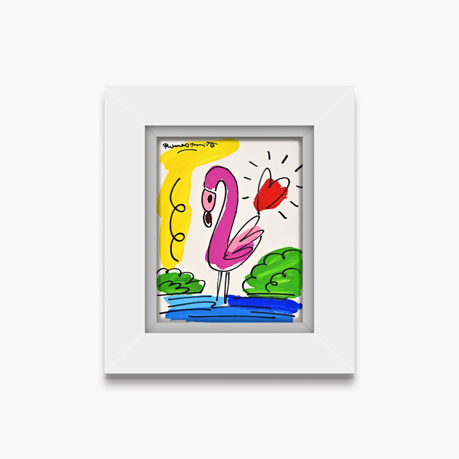 Thomas Collection (Flamingo) - Original Drawing