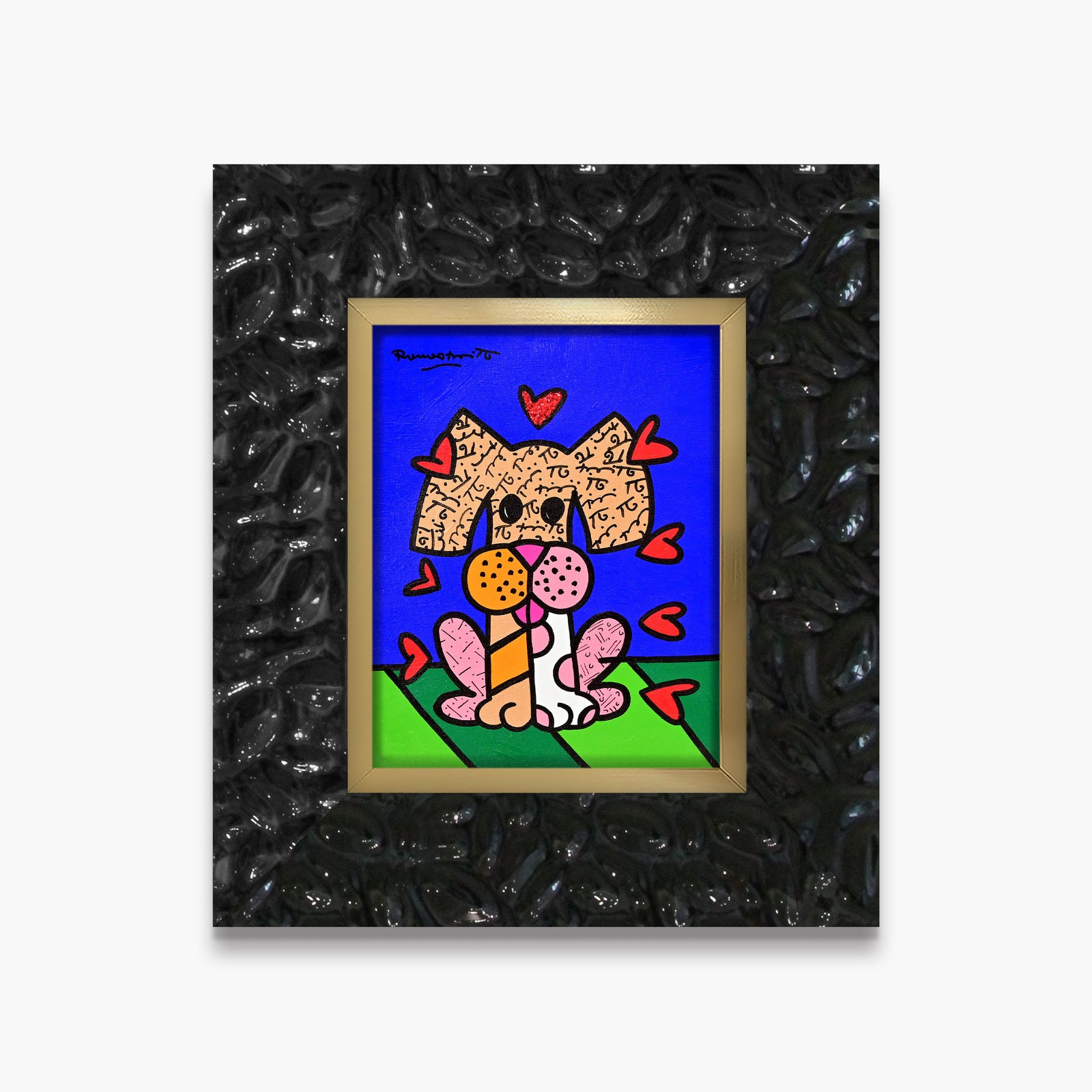 Britto Dog - Original Painting