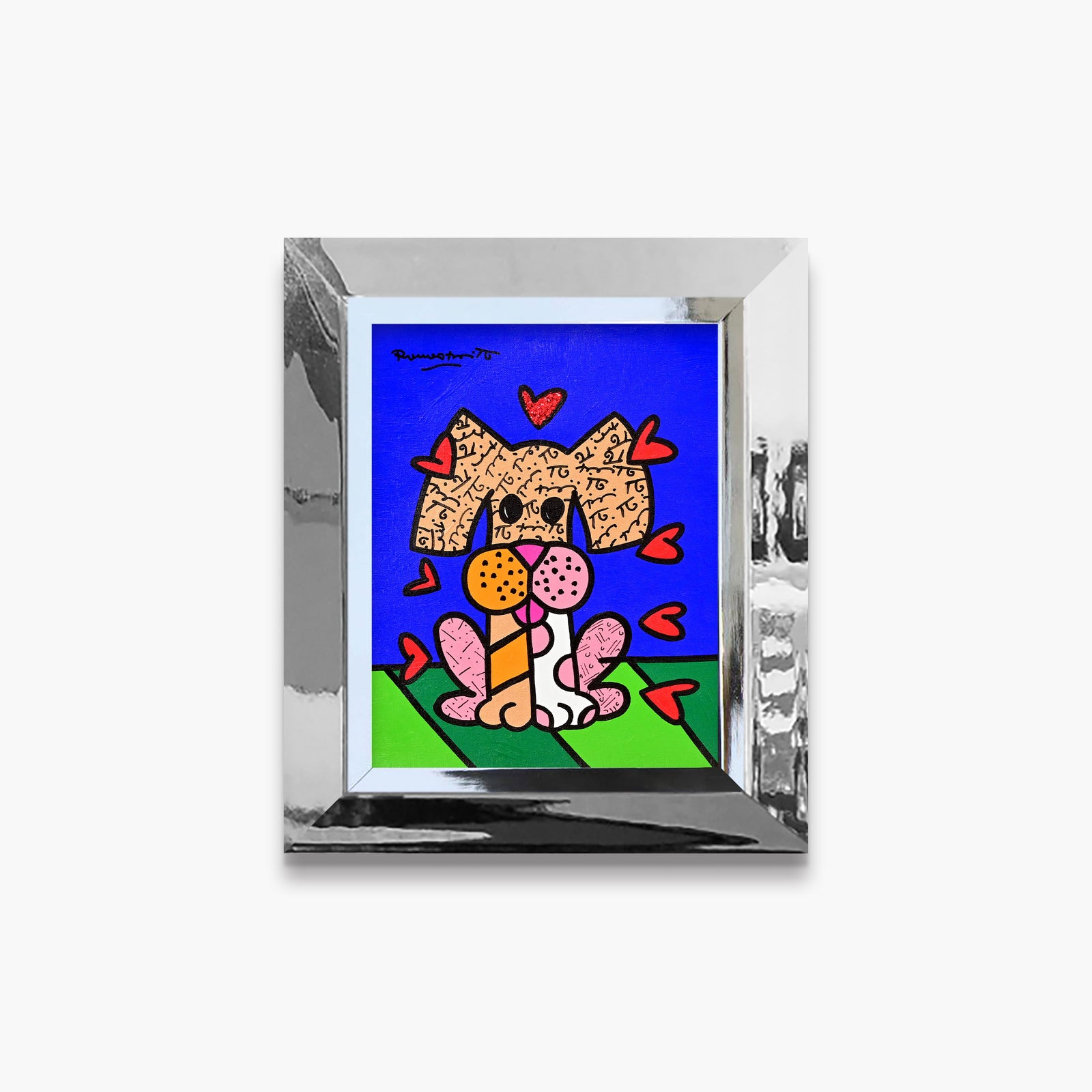 Britto Dog - Original Painting