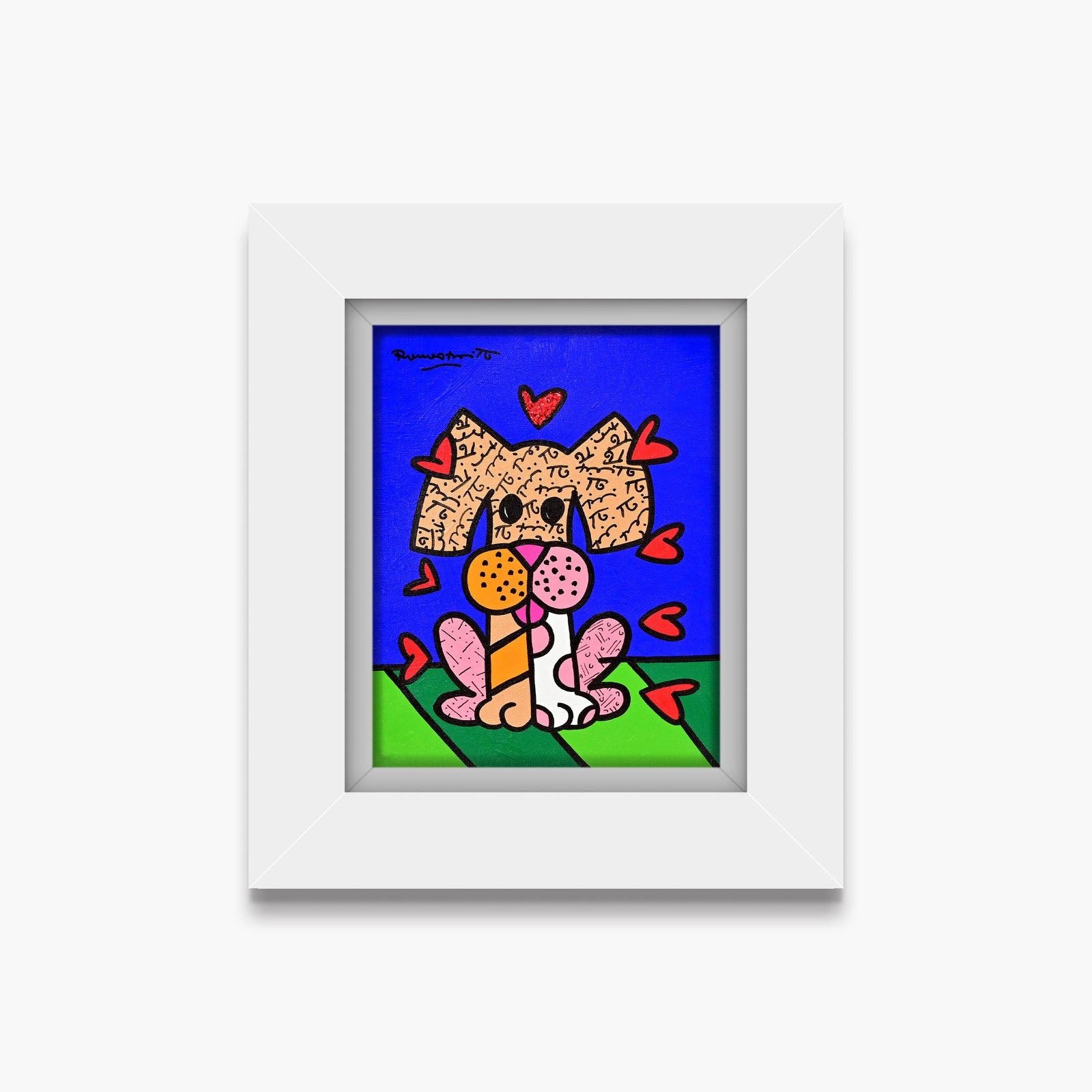 Britto Dog - Original Painting