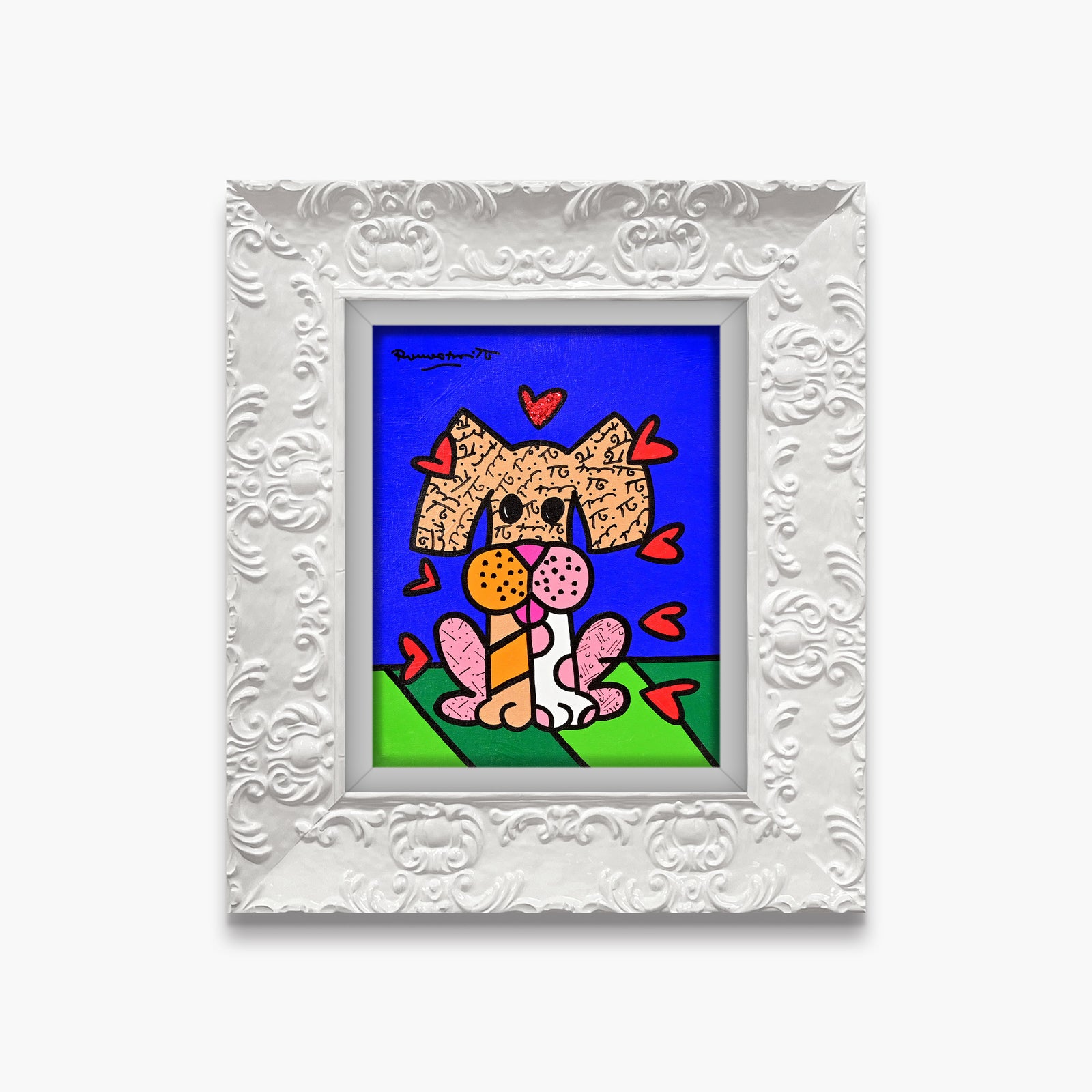 Britto Dog - Original Painting