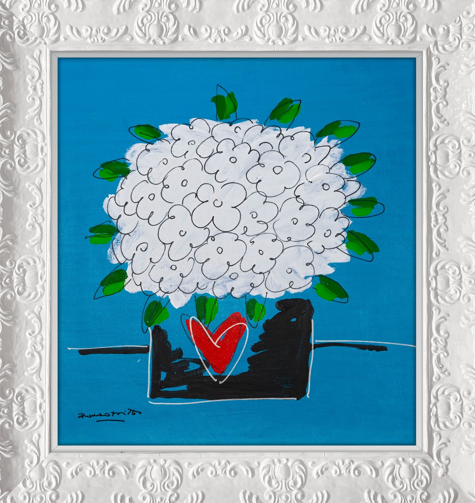 all the flowers just for artistic colorful design collectible