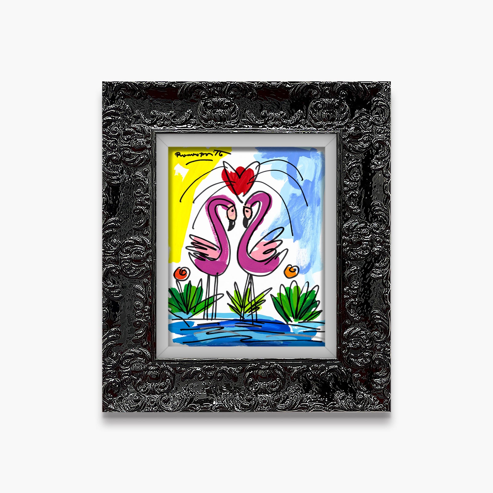 Thomas Collection (Flamingo) - Original Drawing