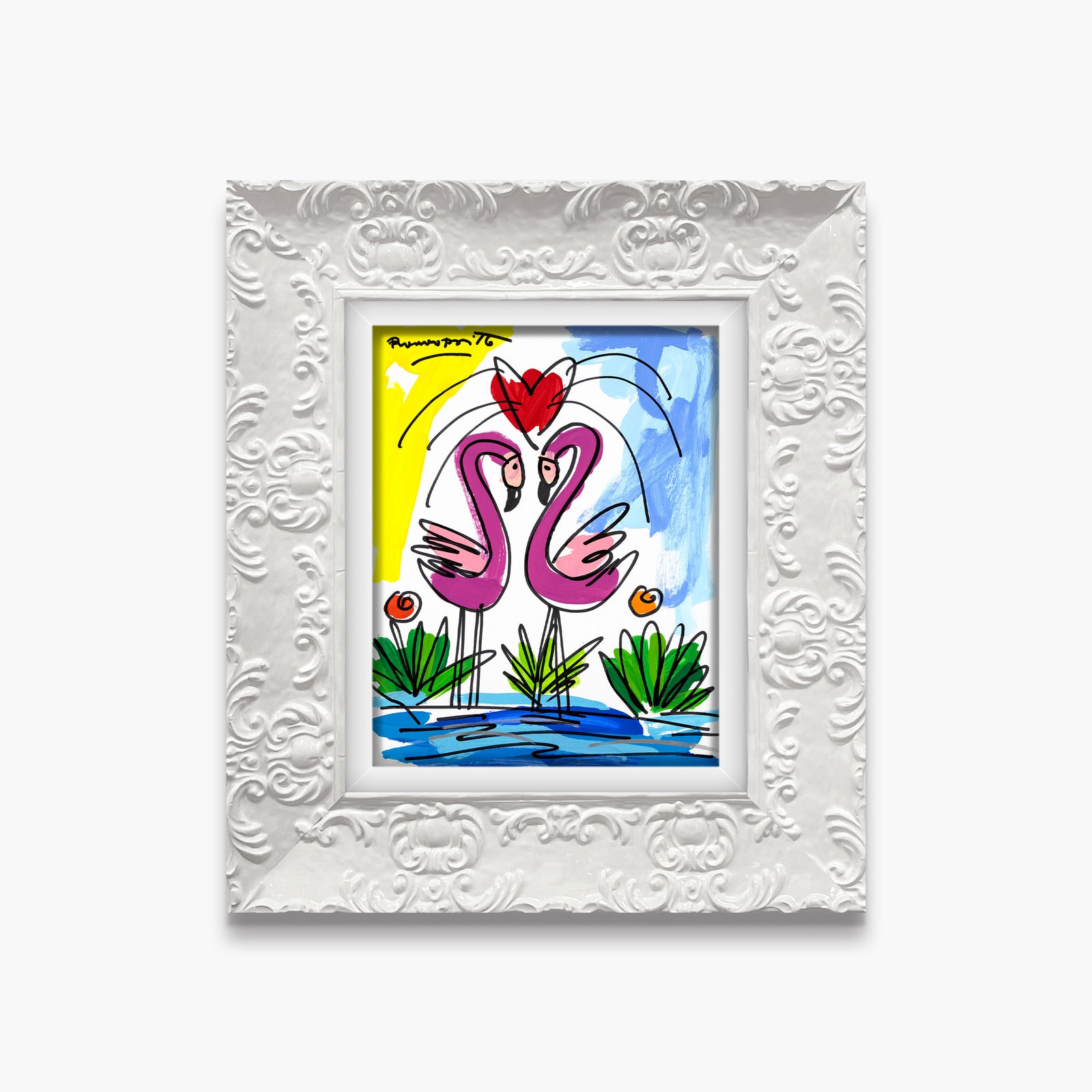 Thomas Collection (Flamingo) - Original Drawing