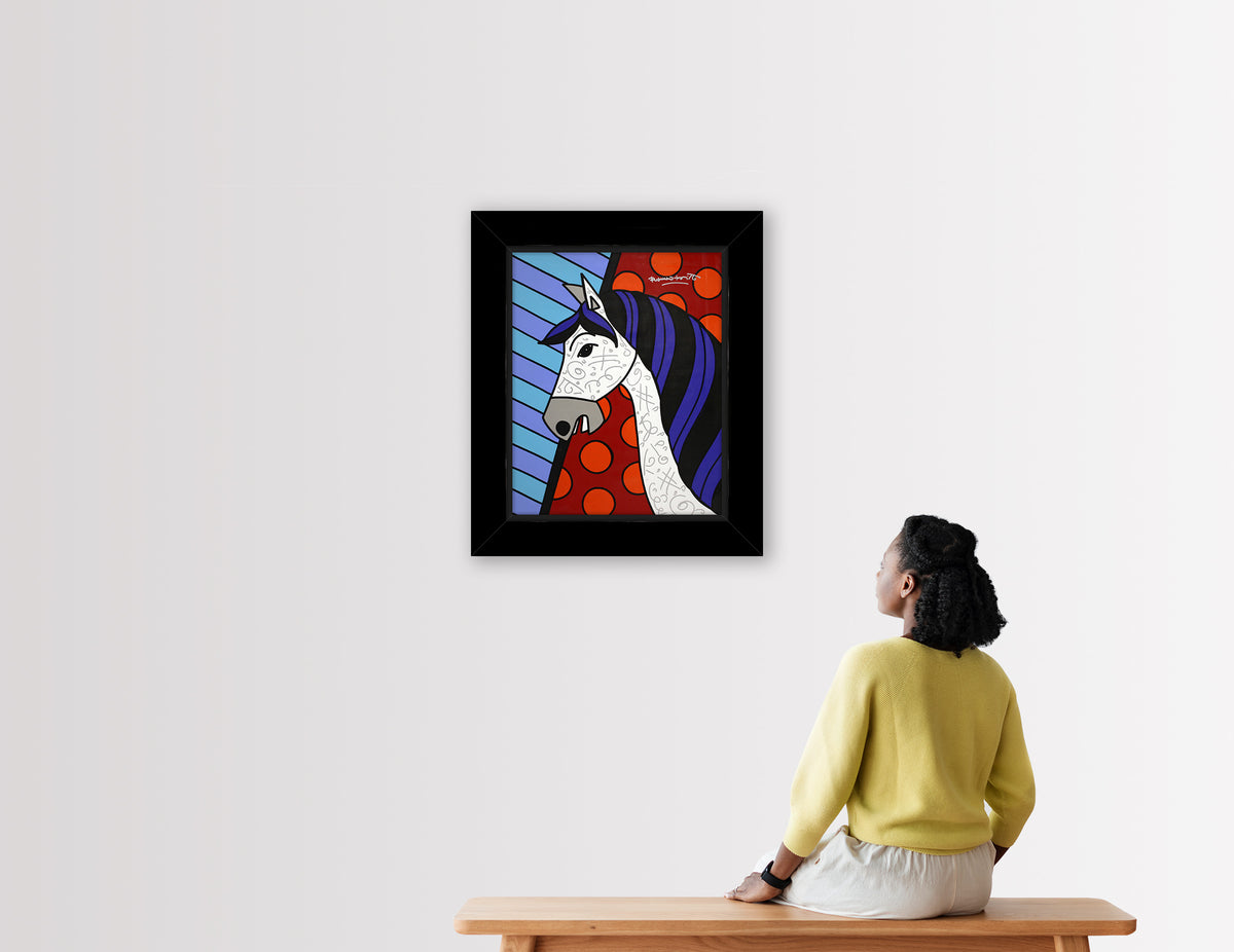 WHITE HORSE Original Painting Shop Britto