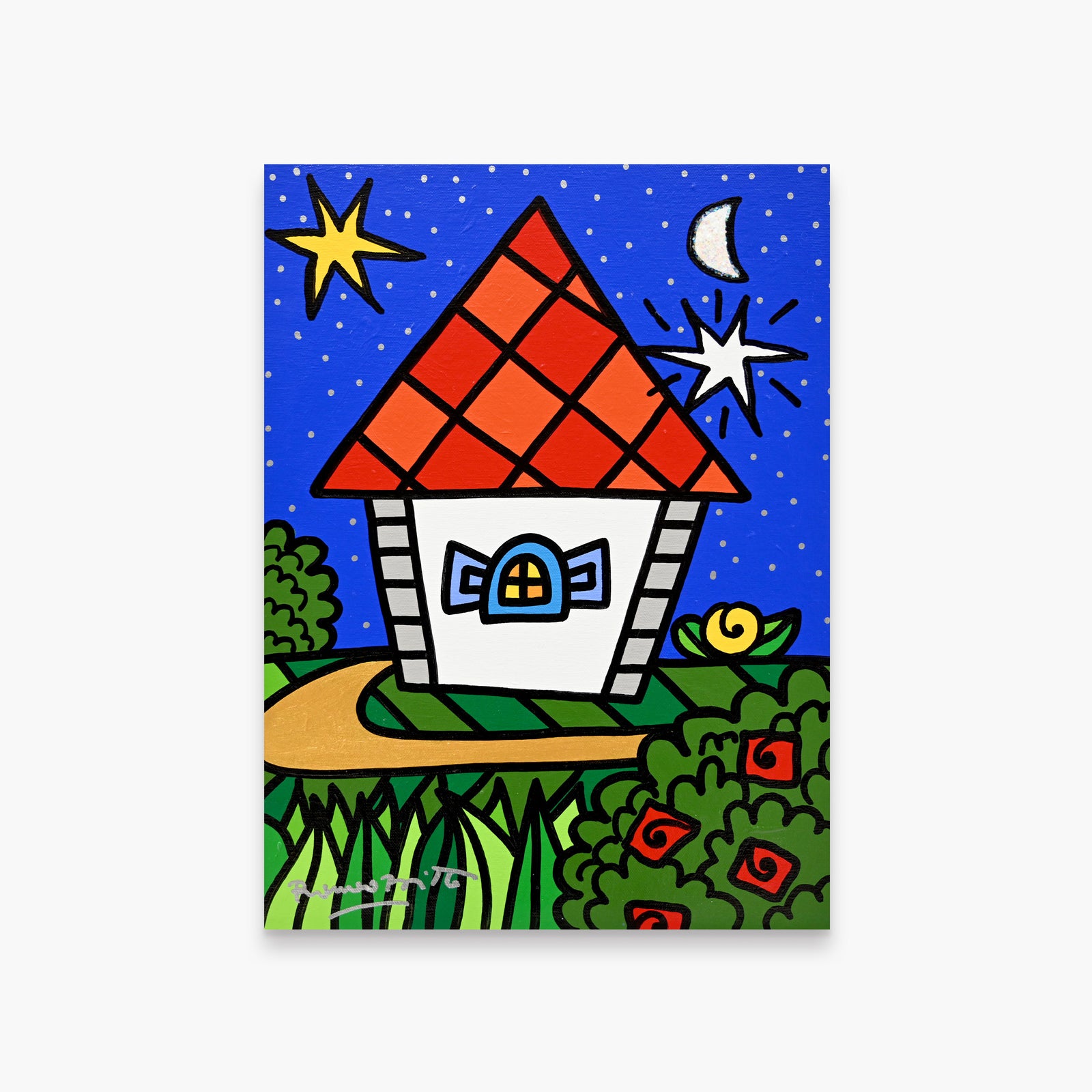 Home On The Hill - Original Painting