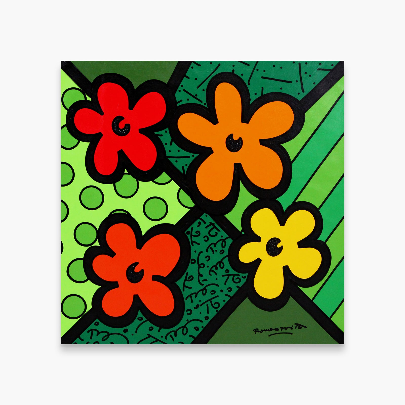 Andy's Flowers - Original Painting
