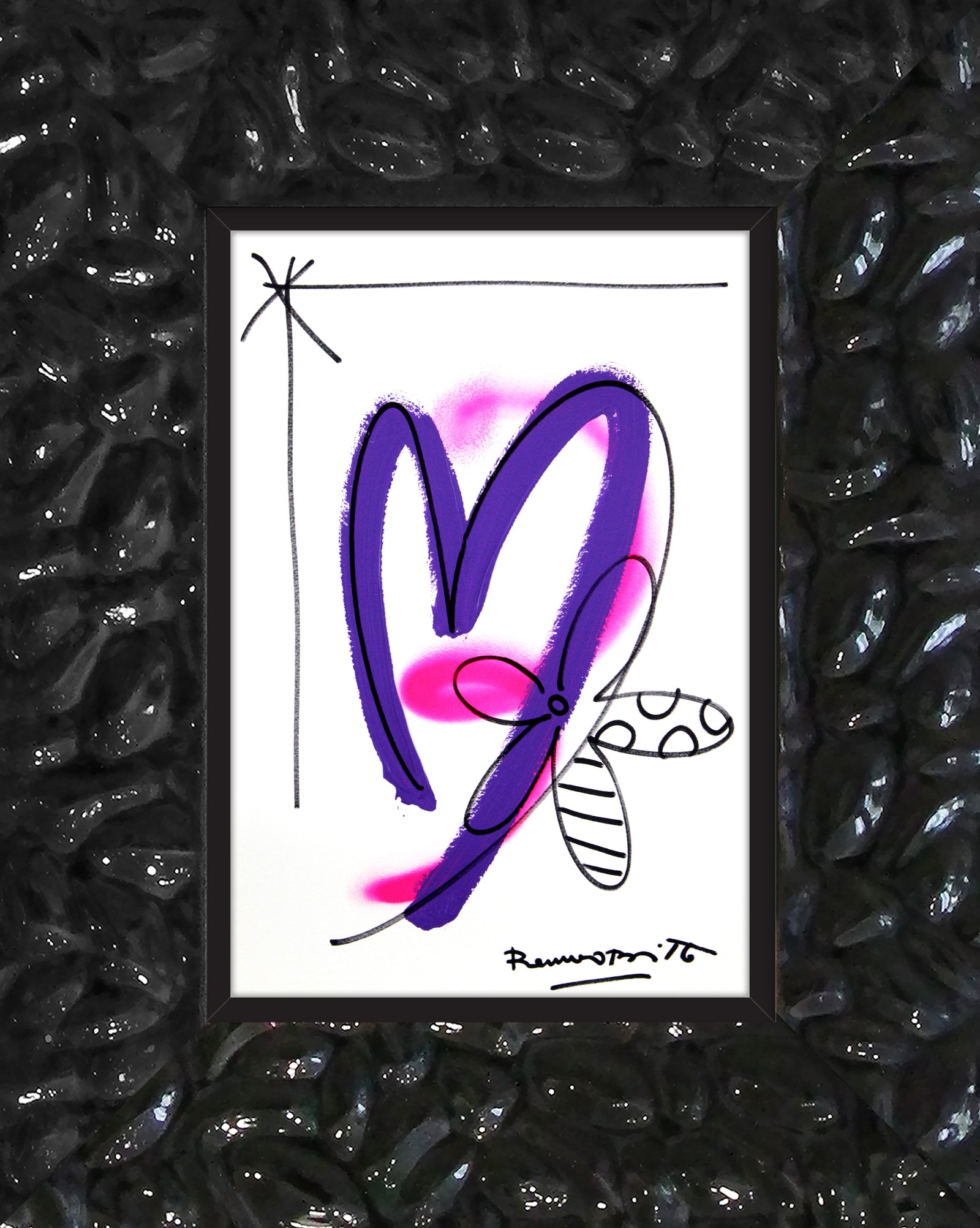 modern pop art evolution original drawing vibrant home decor
