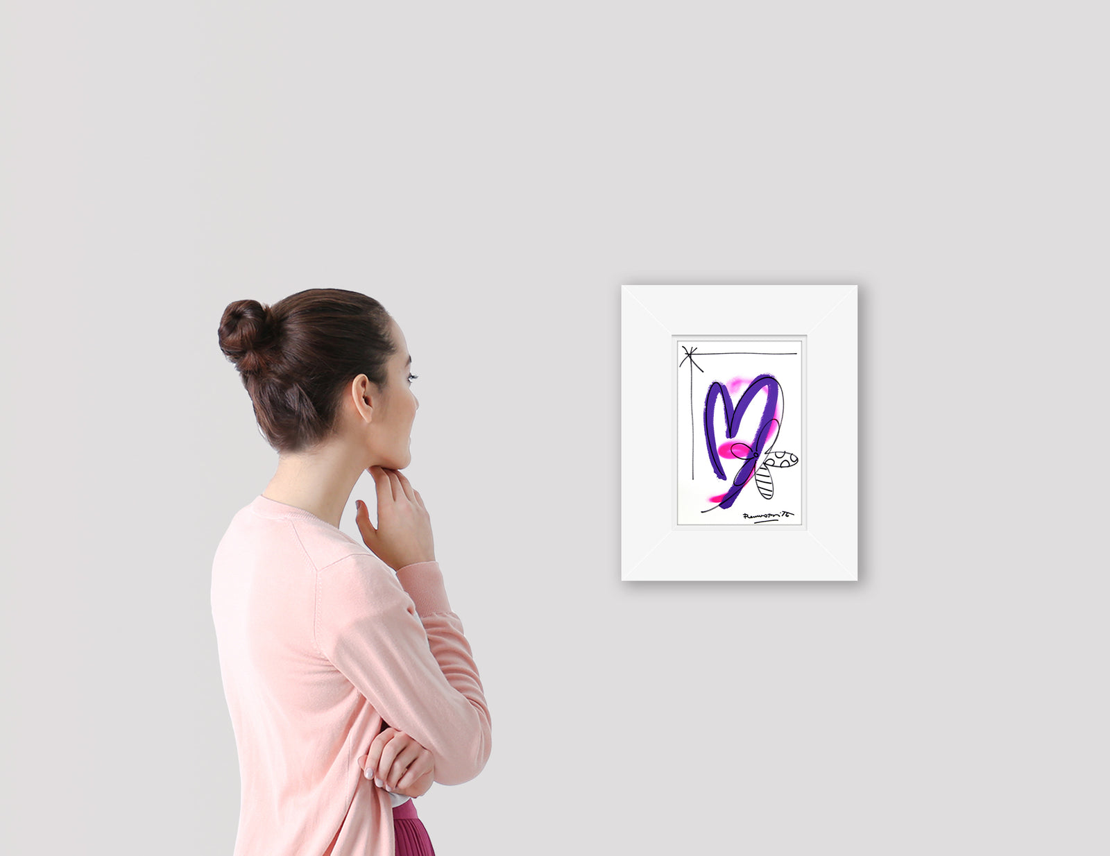 evolution original drawing artistic colorful design collectible