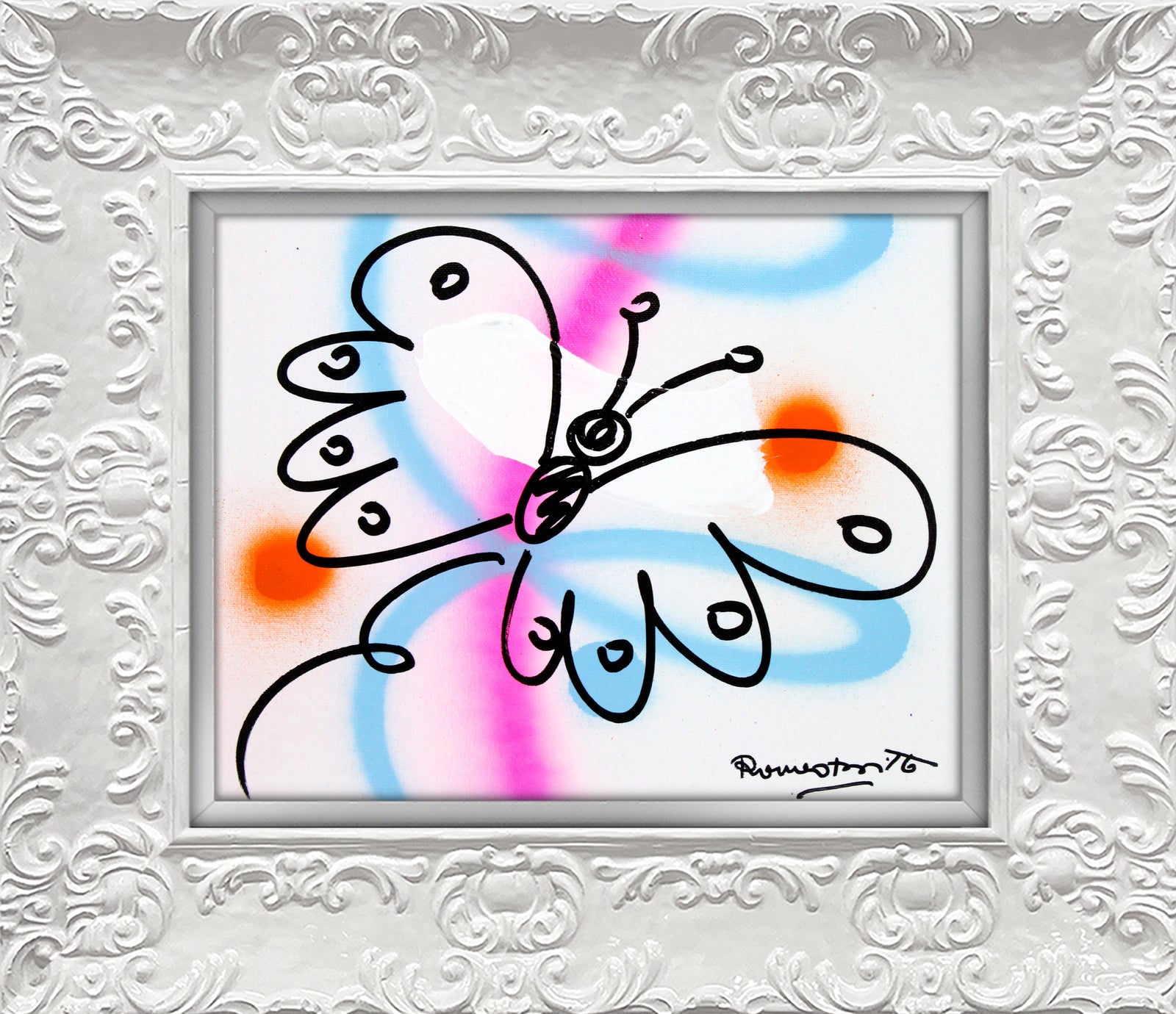 modern pop art evolution original drawing vibrant home decor