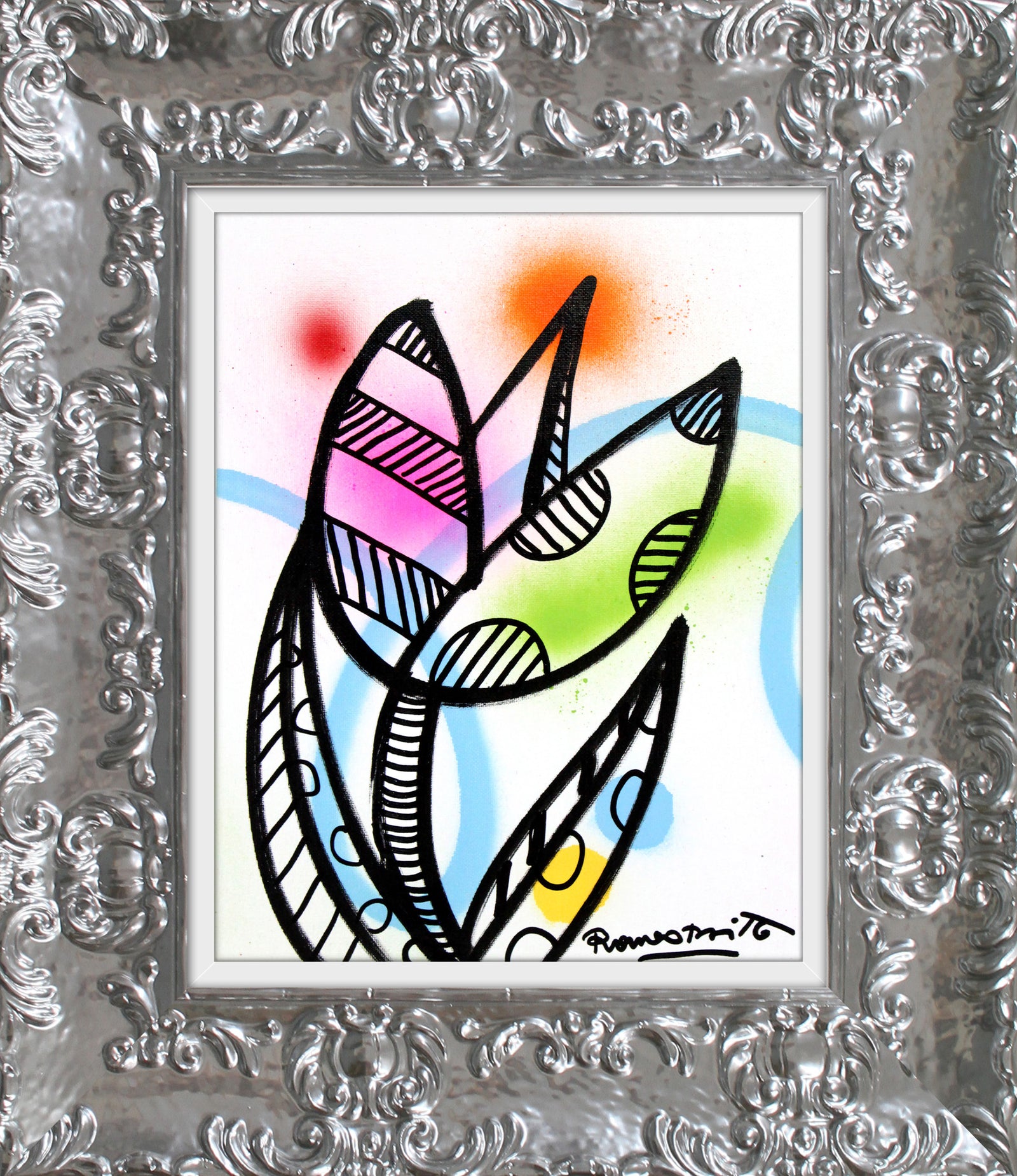 evolution original drawing colorful decorative collectible gift idea