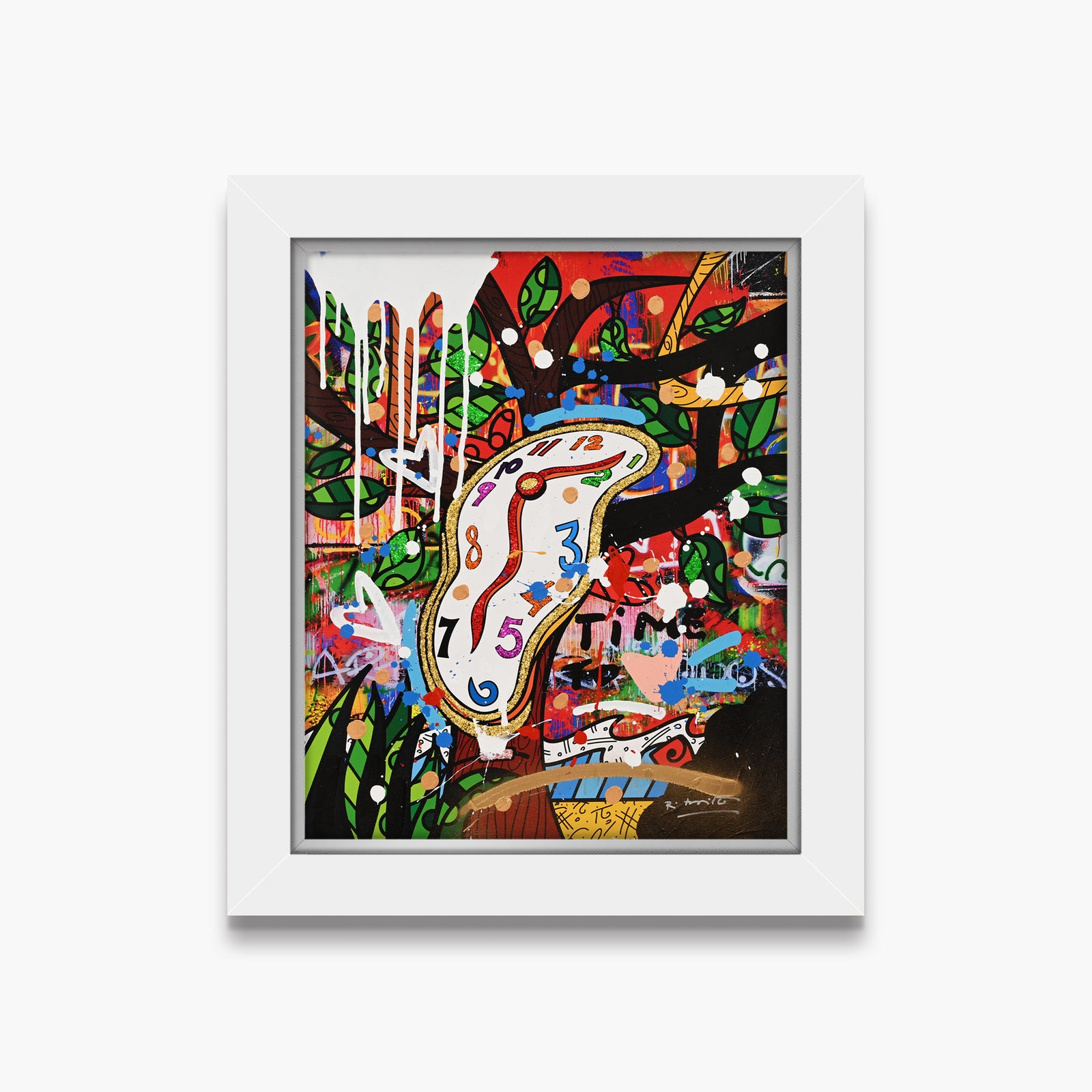 Time Is Relative - Mixed Media Original