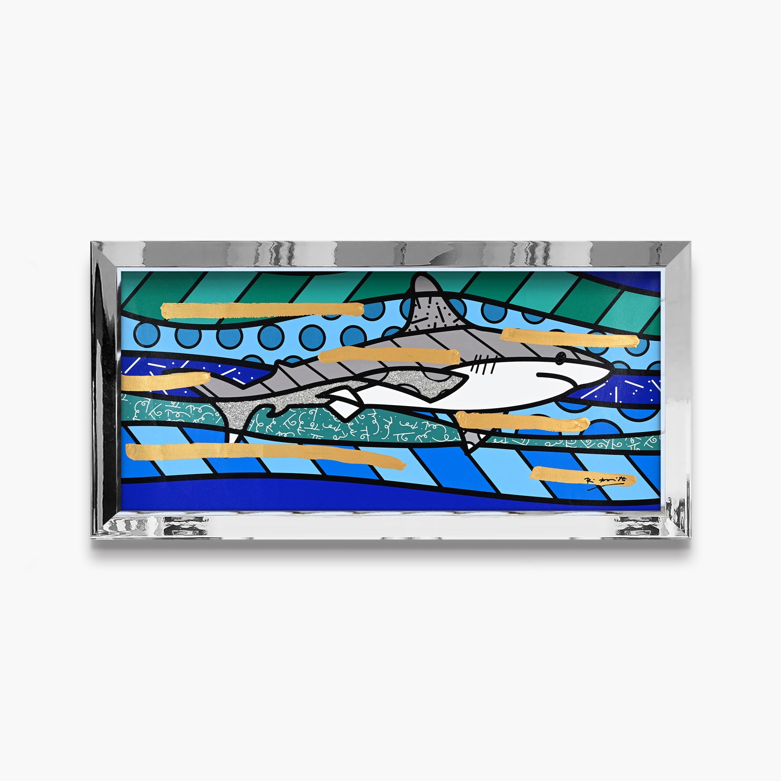 Brendan's Shark - Mixed Media Original