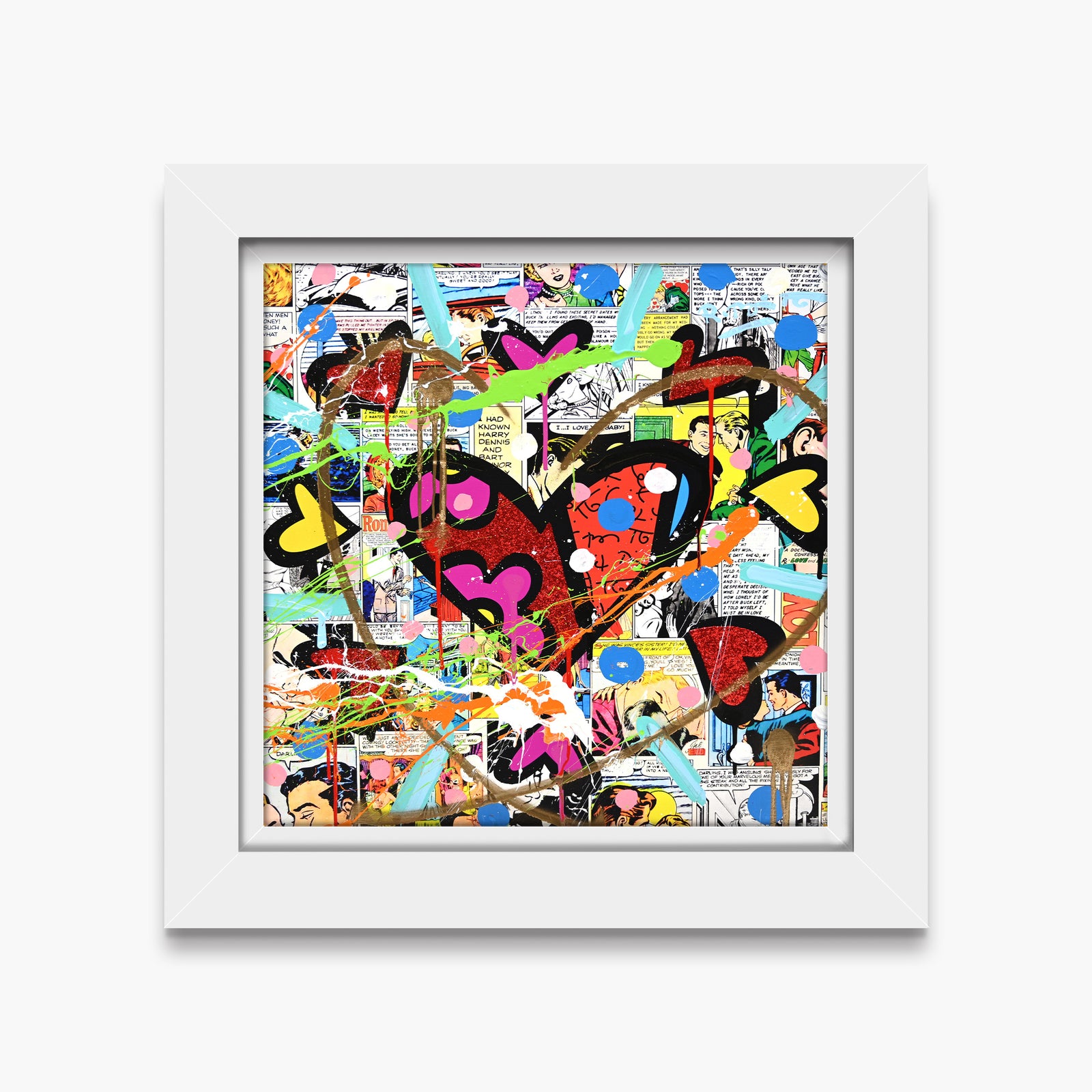 Love Circle Love - Mixed Media Original