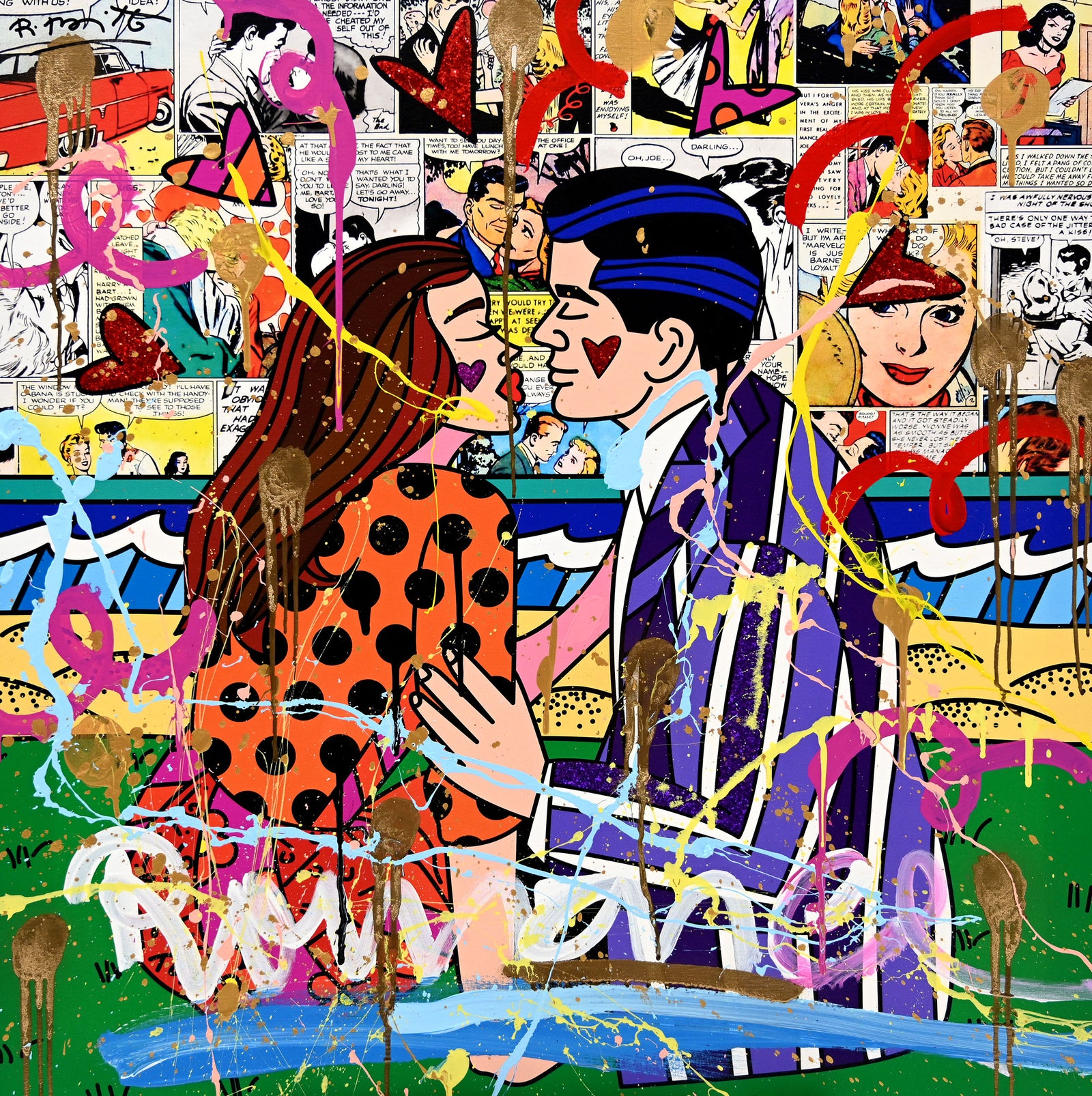 Forte Dei Marmi - Mixed Media Original