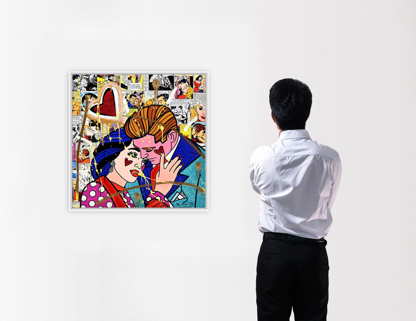 Miss You - Mixed Media Original