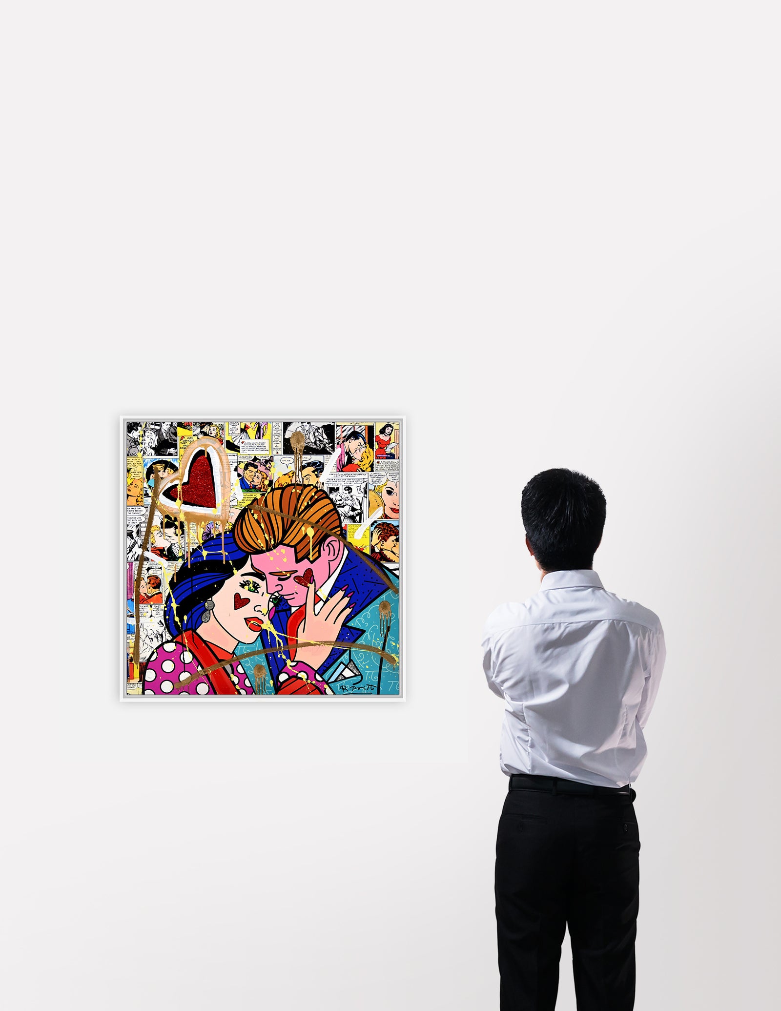 Miss You - Mixed Media Original