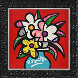 CHERYL'S FLOWERS -  Mixed Media Original