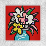 CHERYL'S FLOWERS -  Mixed Media Original