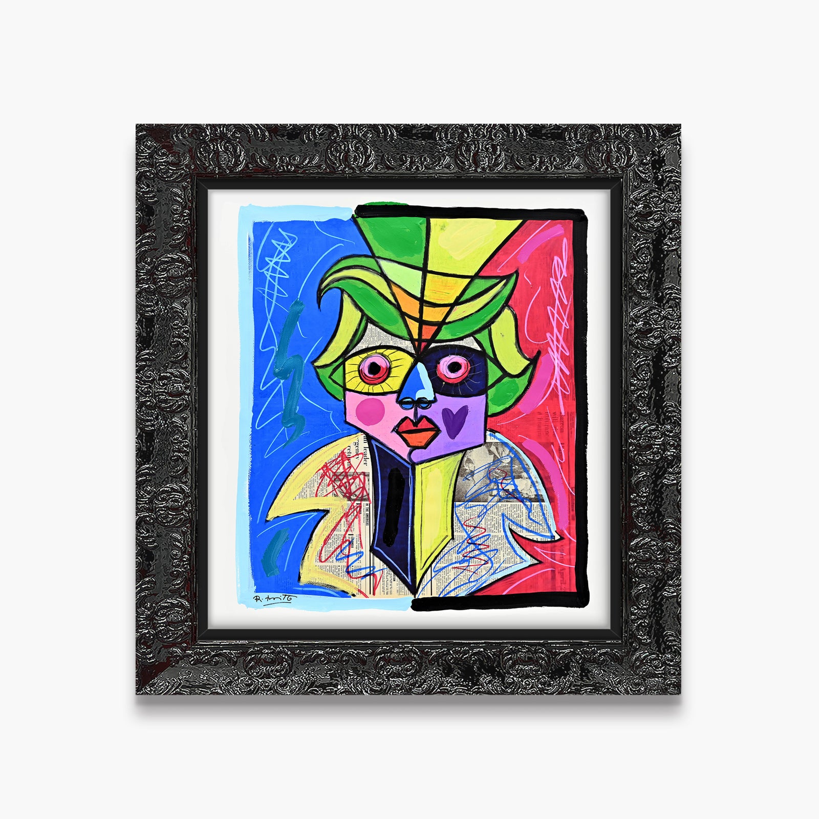 Venice Carnival - Mixed Media Original