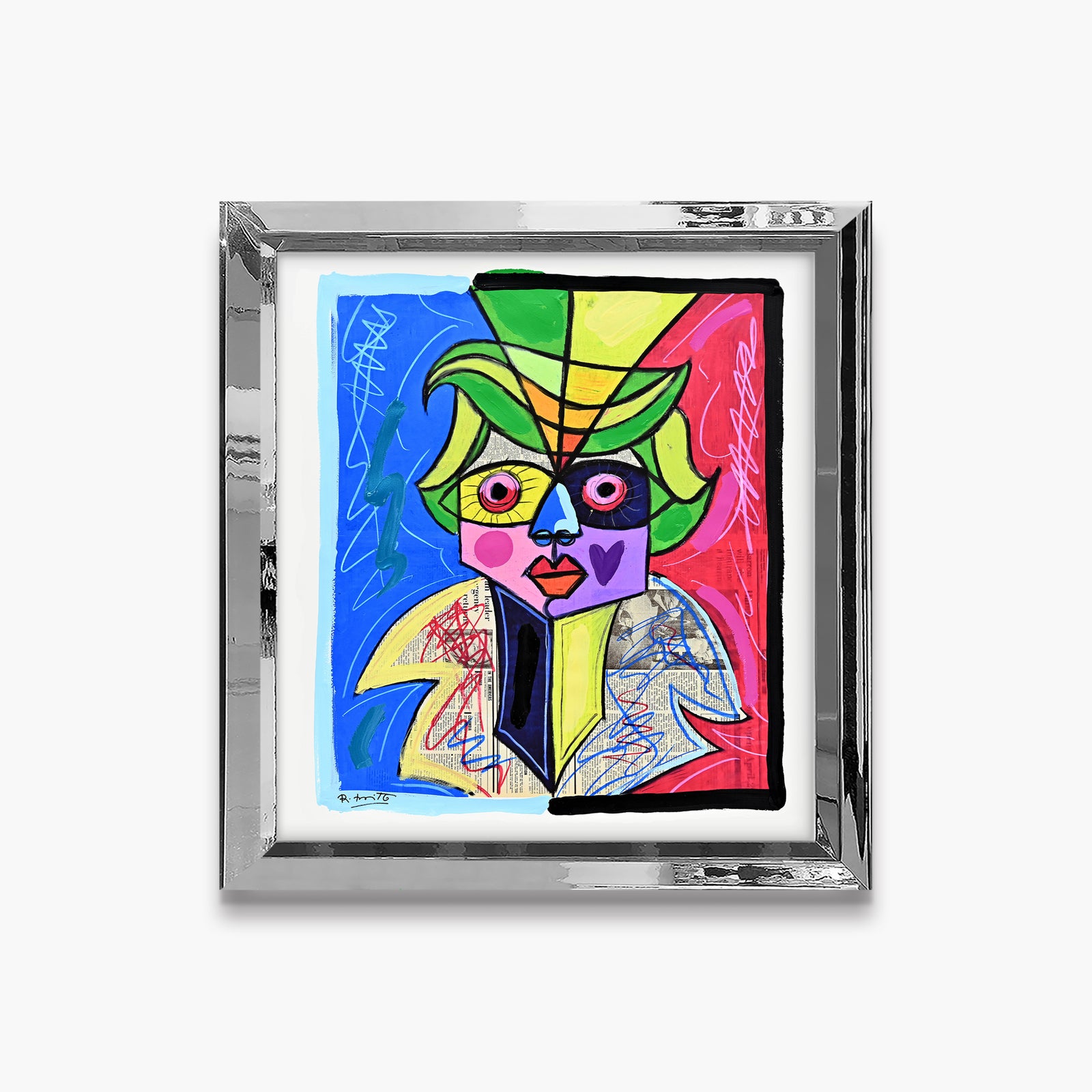 Venice Carnival - Mixed Media Original
