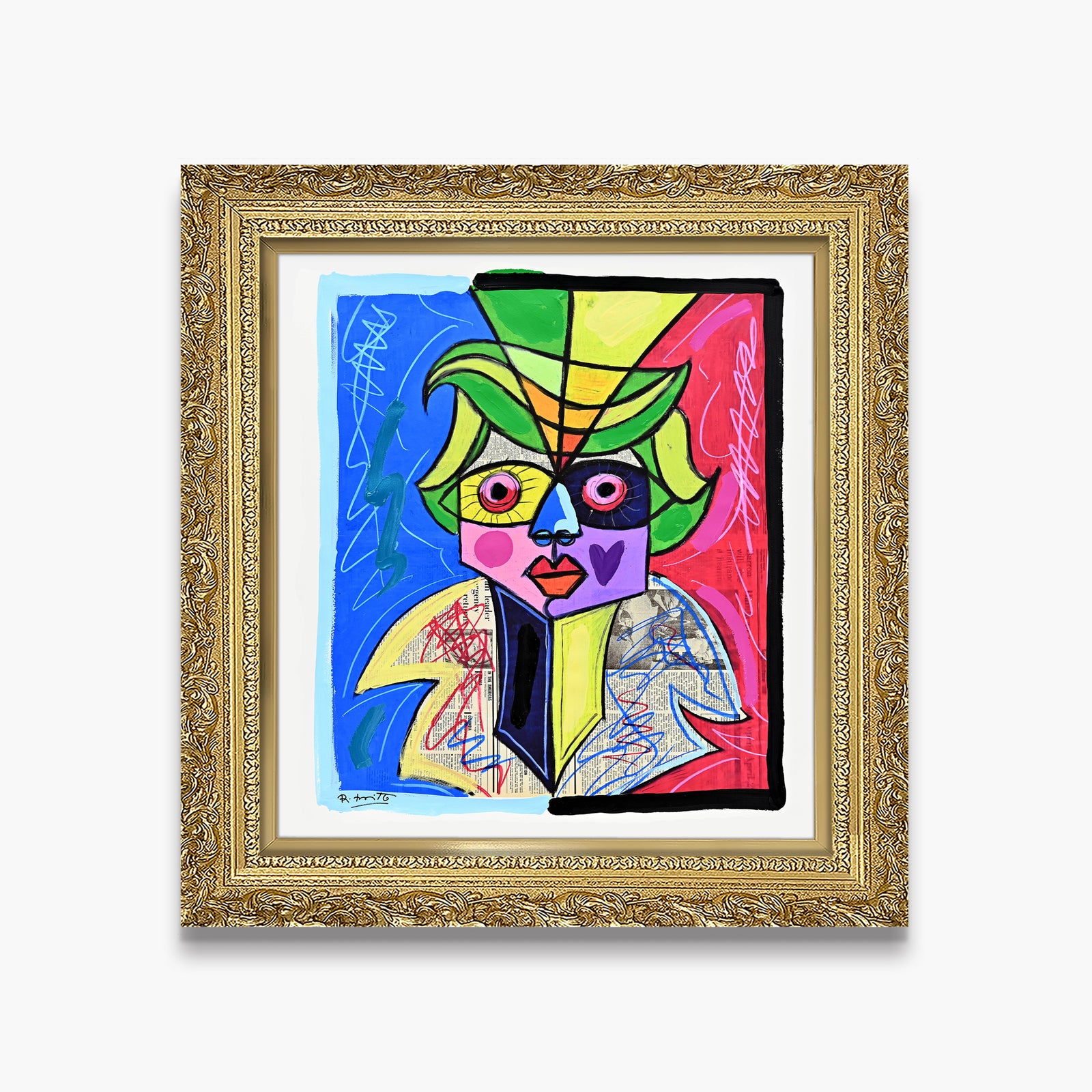 Venice Carnival - Mixed Media Original