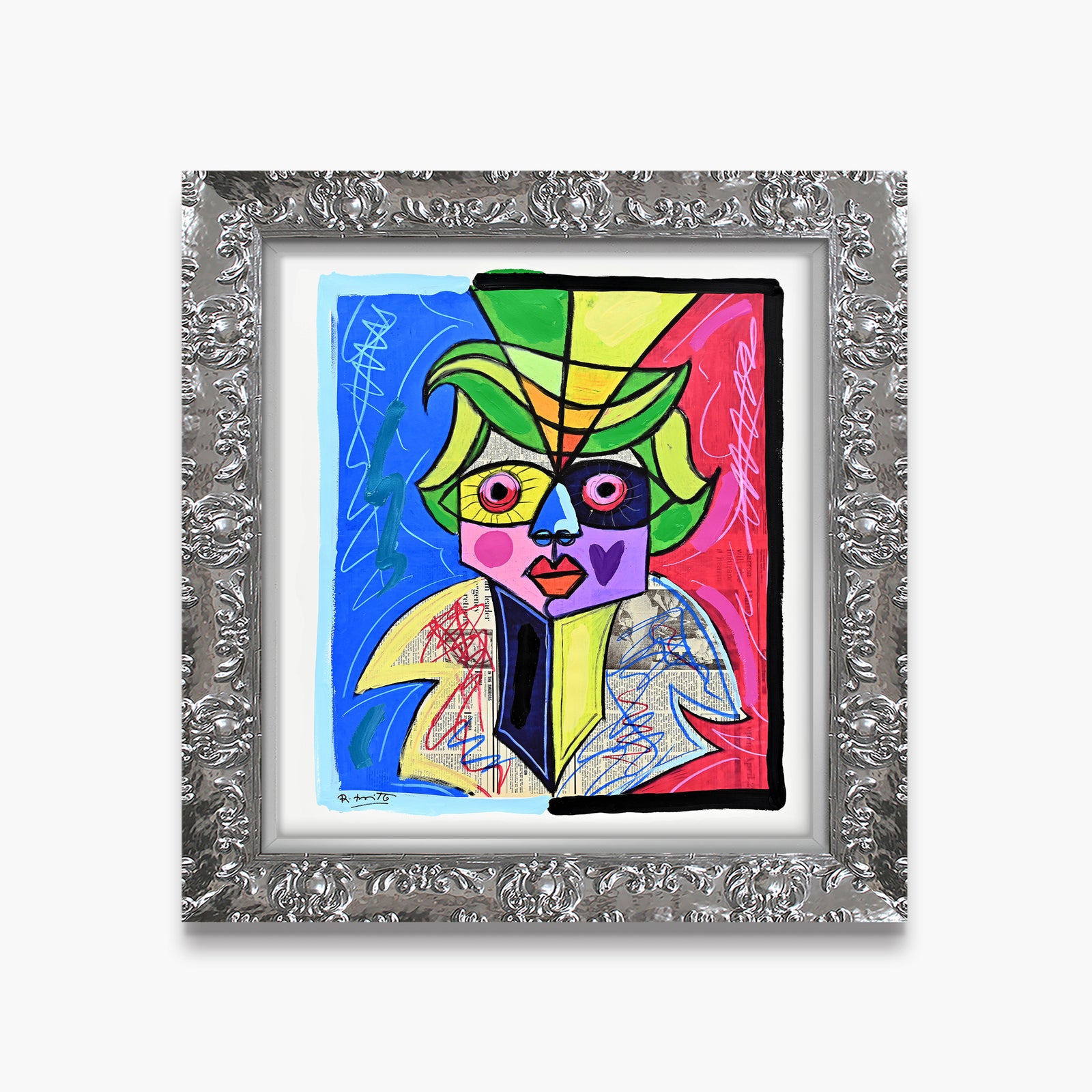 Venice Carnival - Mixed Media Original