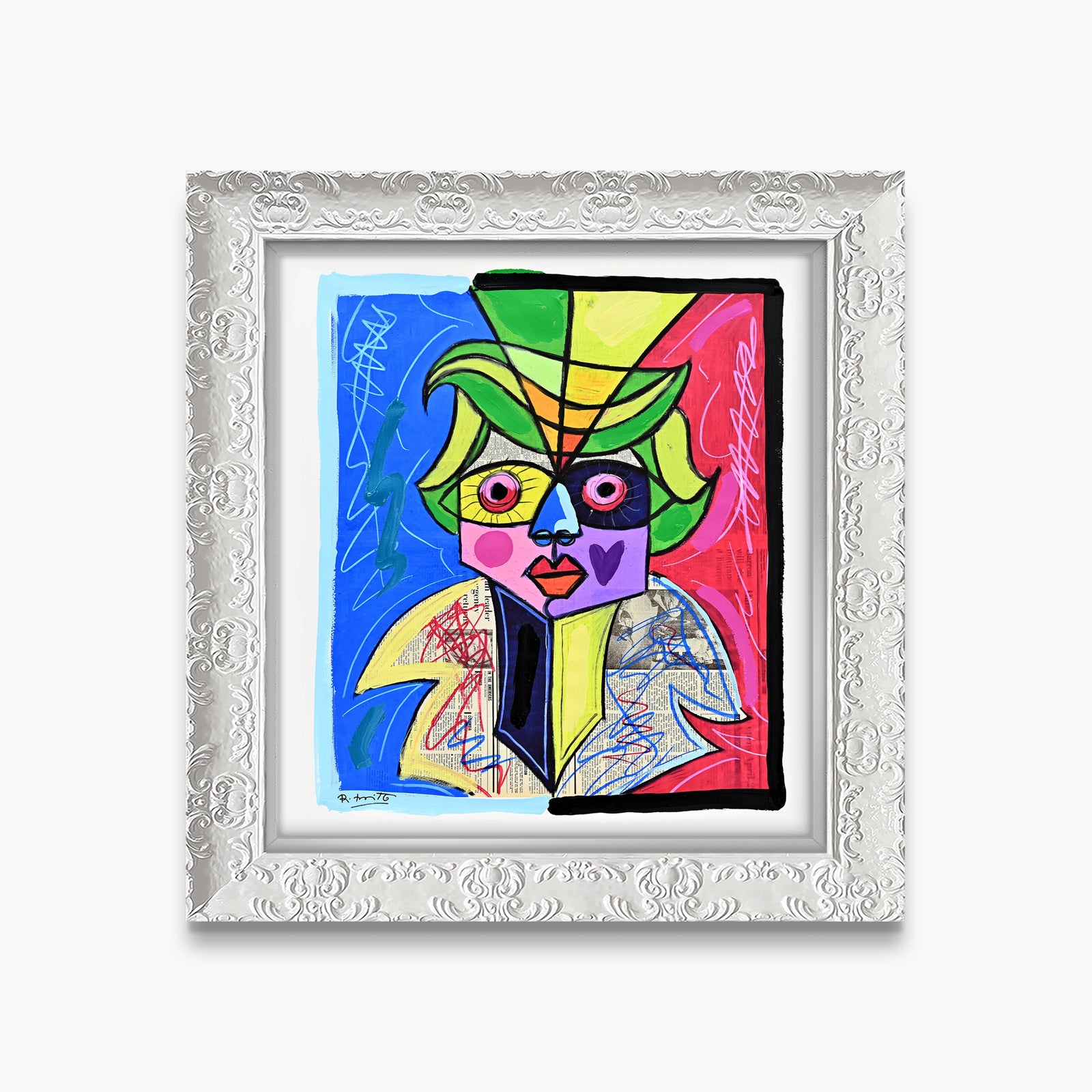 Venice Carnival - Mixed Media Original
