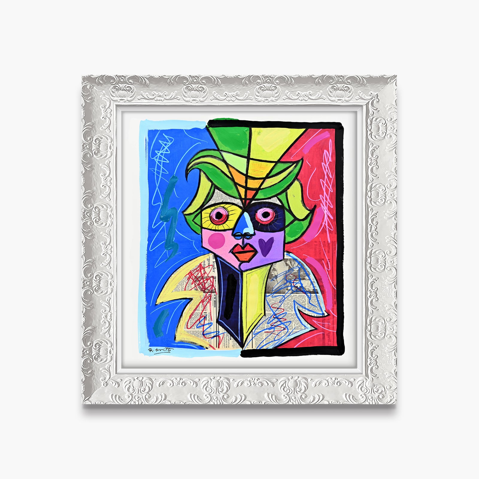 Venice Carnival - Mixed Media Original
