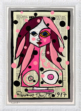 DEEP PINK - Mixed Media Original