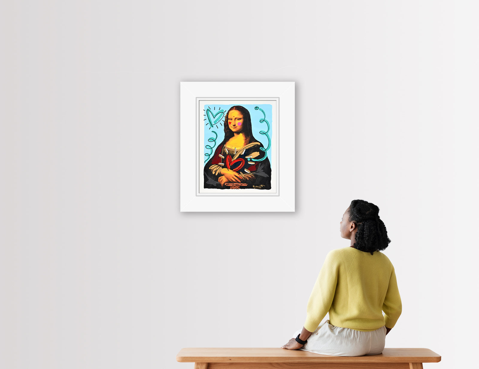 Mona Love - Mixed Media Original